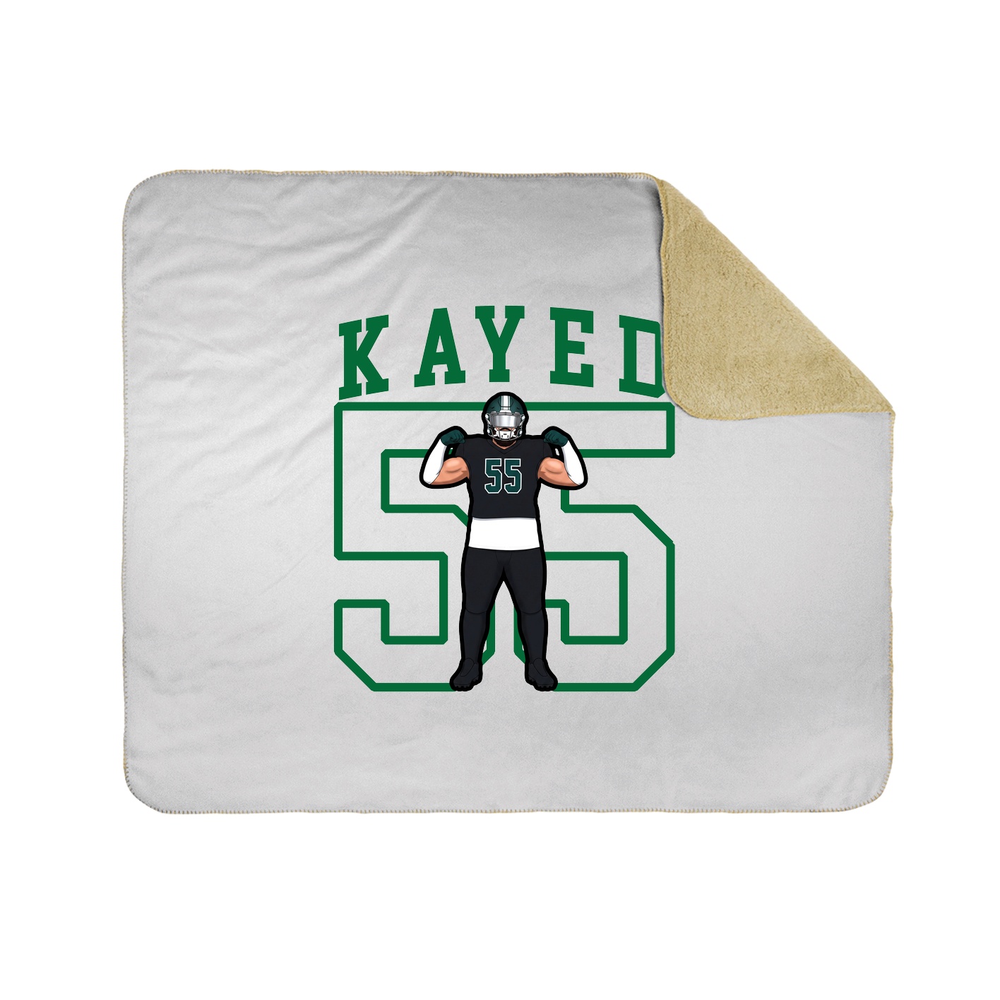 Throw Blanket — Shirsey in White