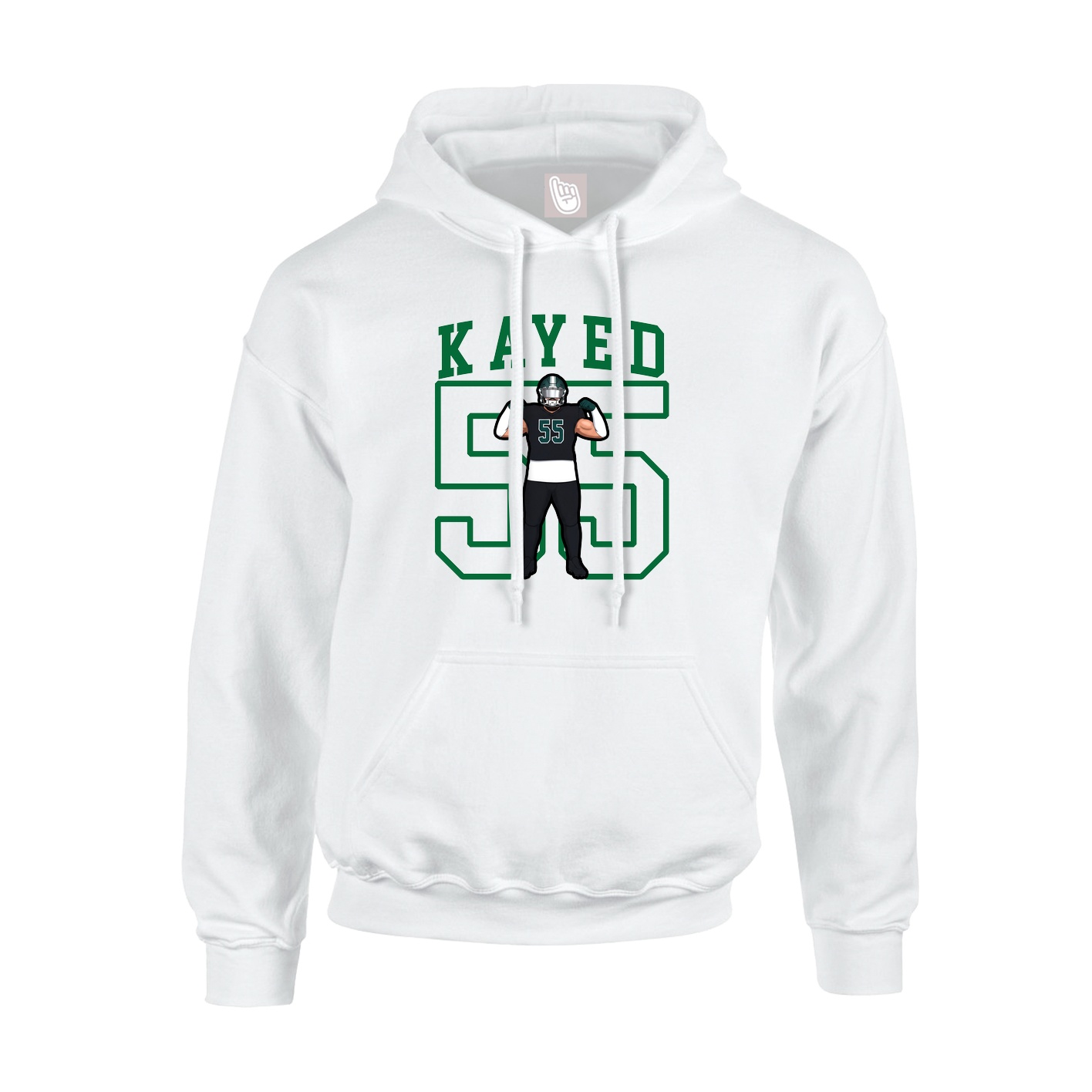 Youth Hoodie — Shirsey in White