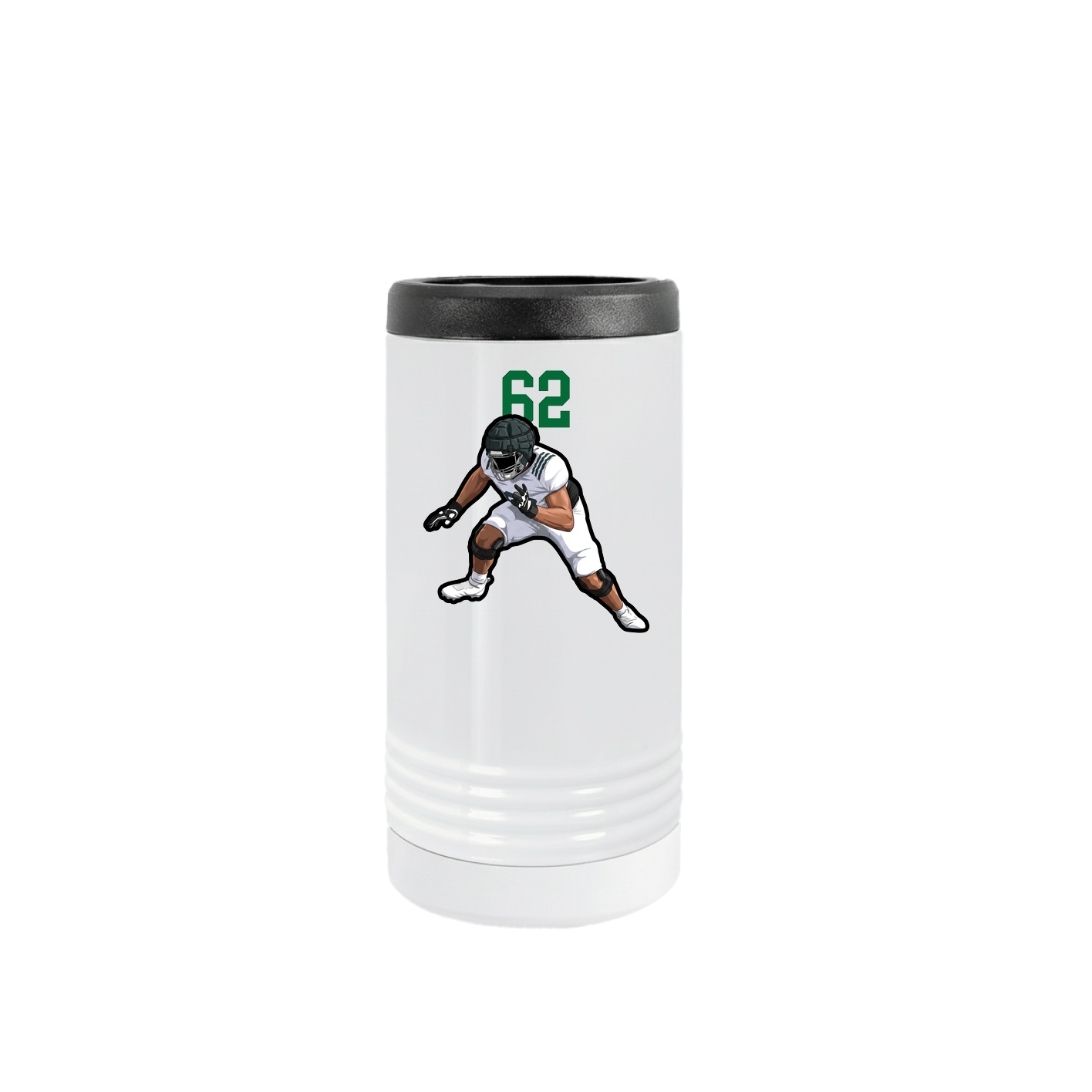 Slim Beverage Holder — Number Top in White