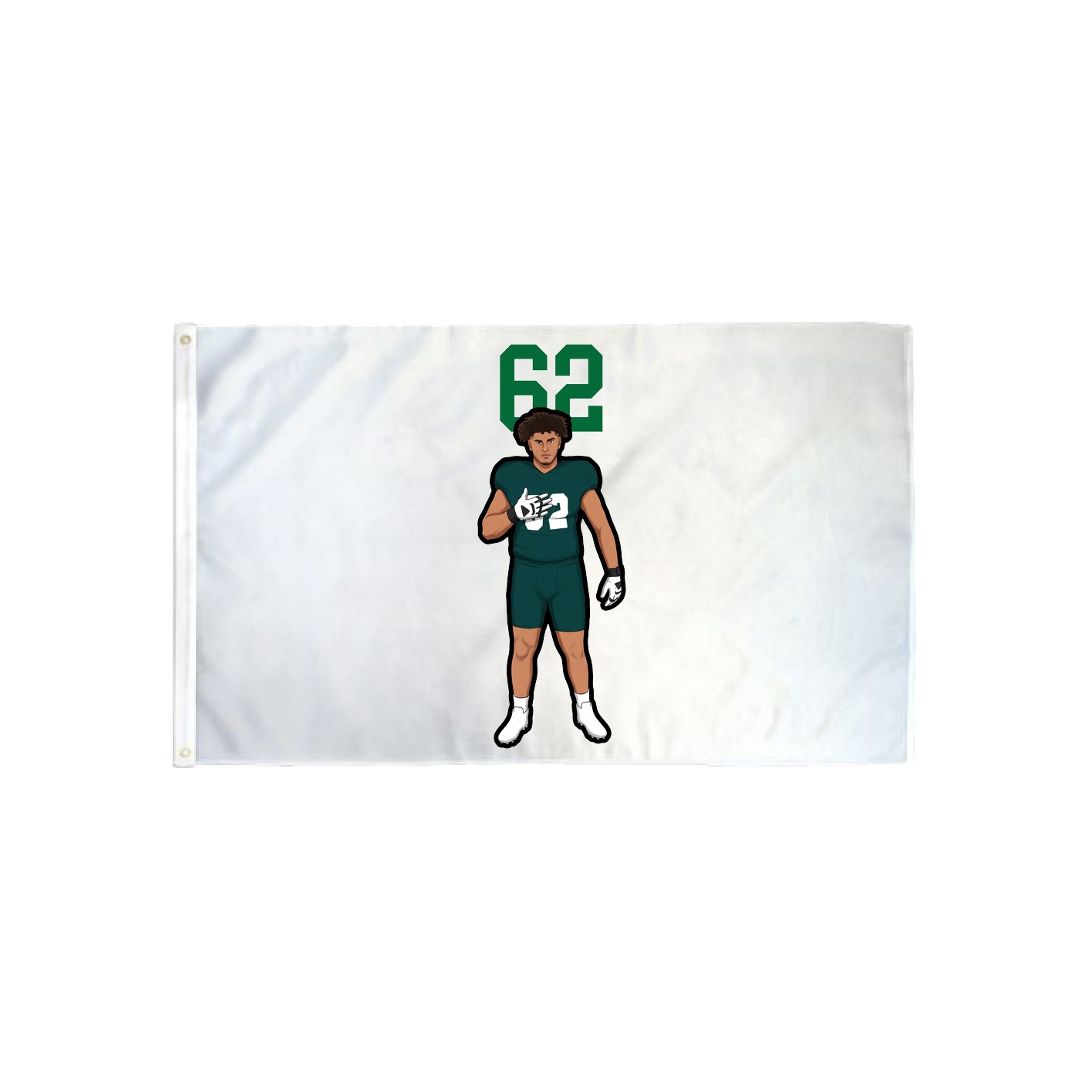 3x5 Flag — Number Top in Classic