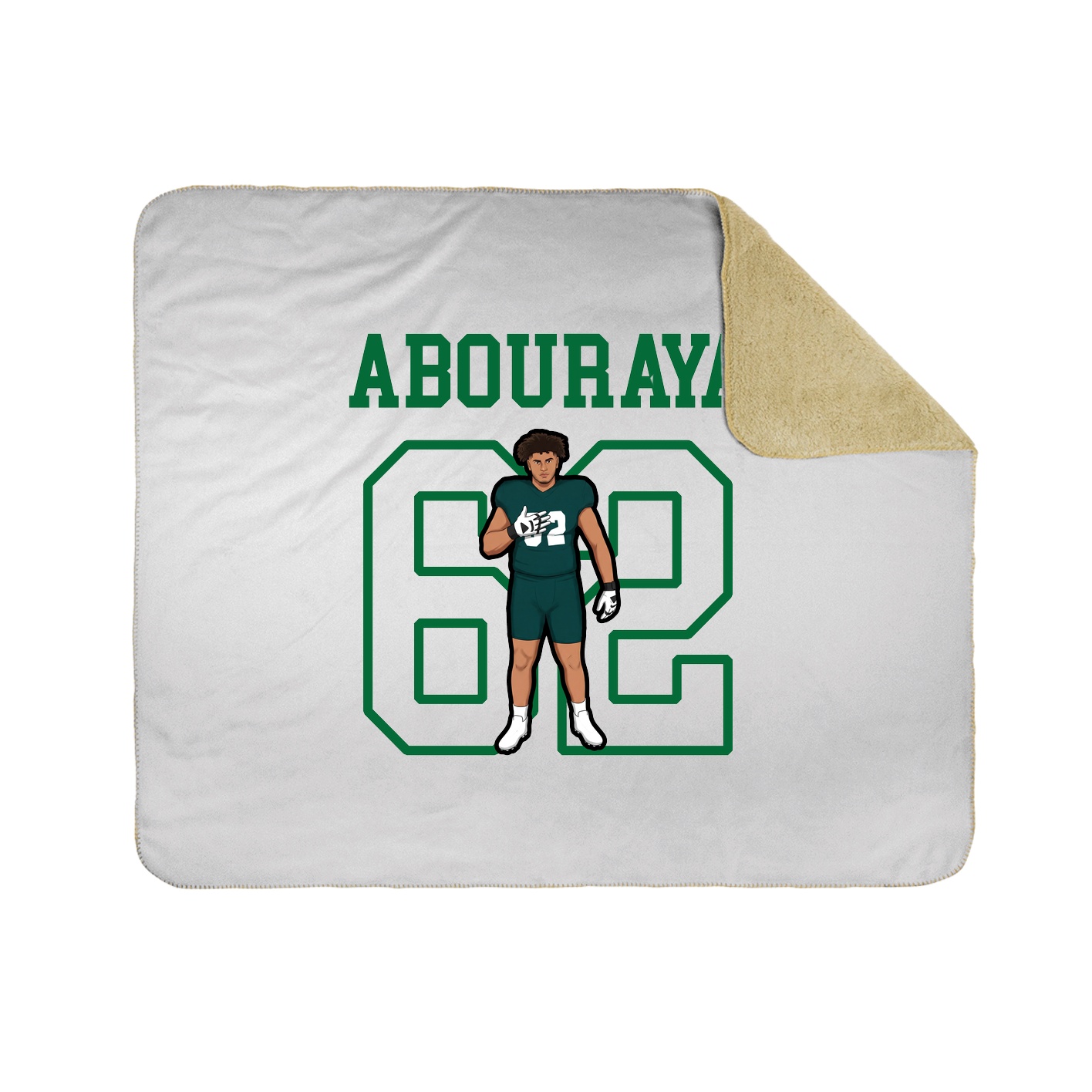 Throw Blanket — Shirsey in White