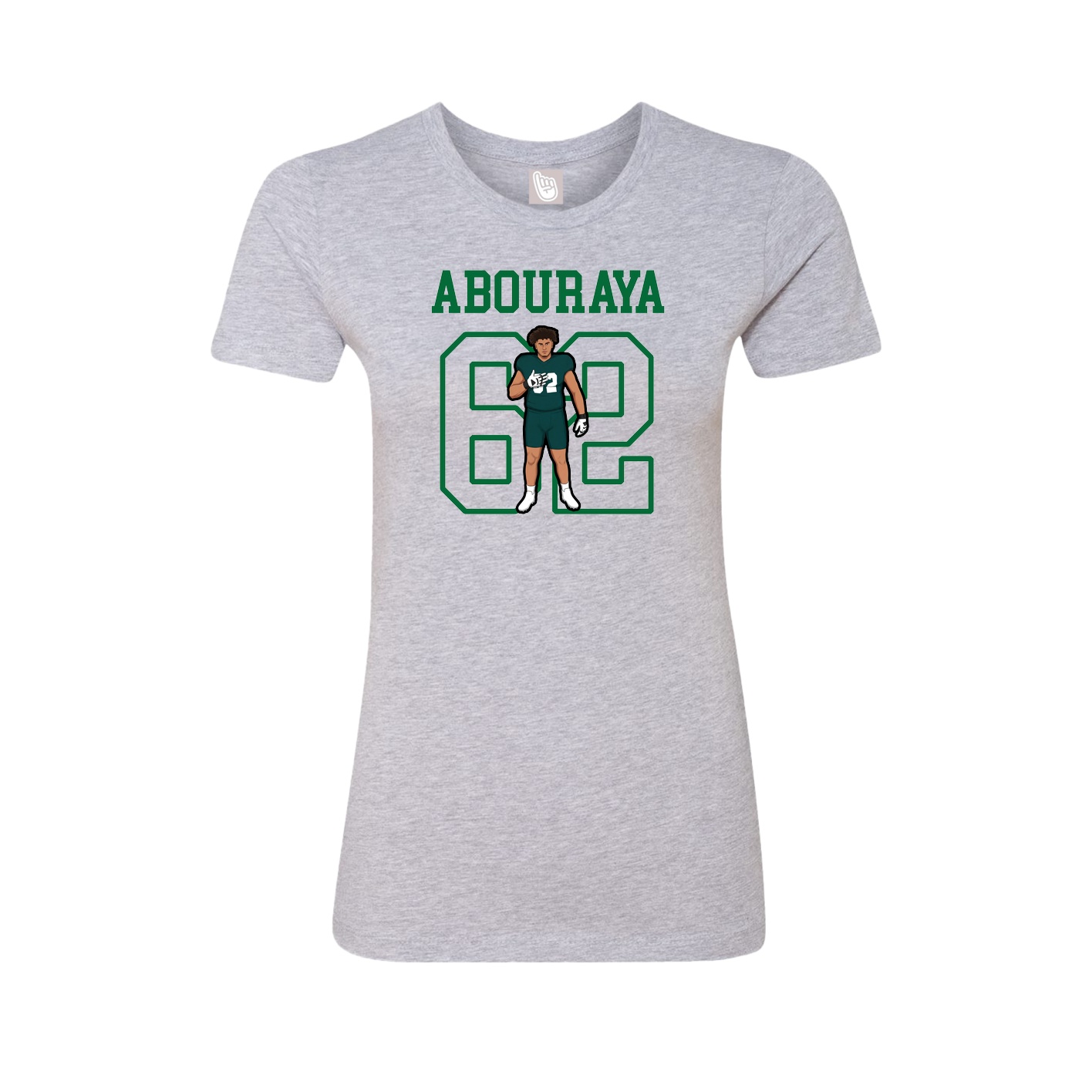 Fitted Women's Tee — Shirsey in Grey