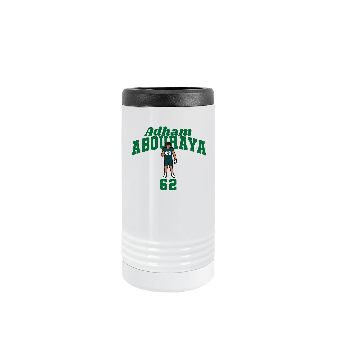 Slim Beverage Holder — Signature Arch in White