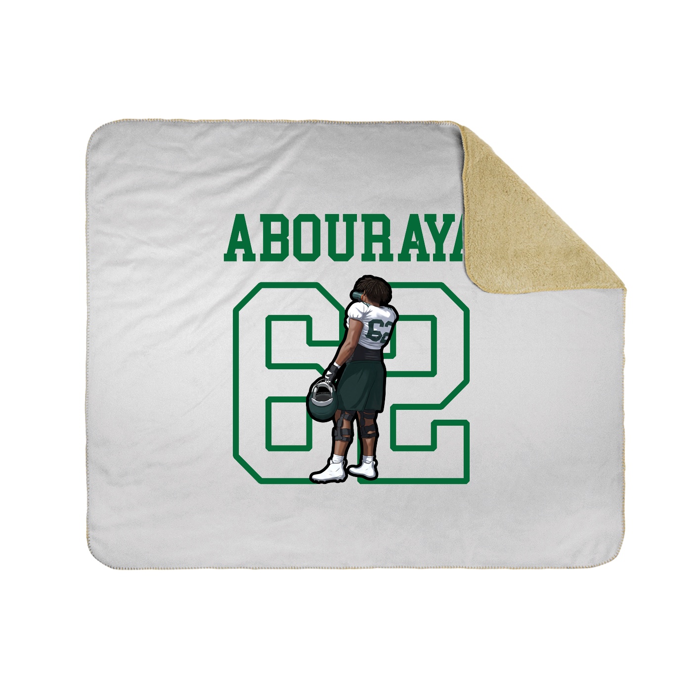 Throw Blanket — Shirsey in White