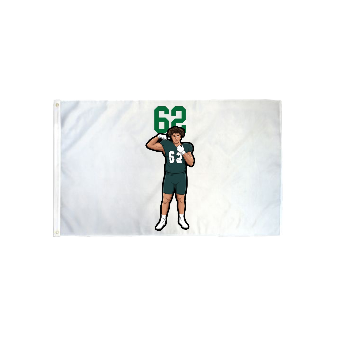 3x5 Flag — Number Top in Classic