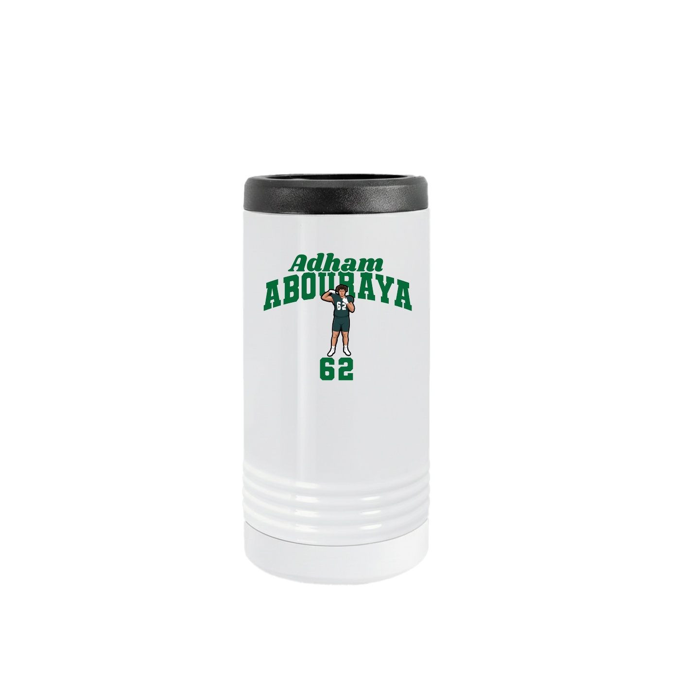 Slim Beverage Holder — Signature Arch in White