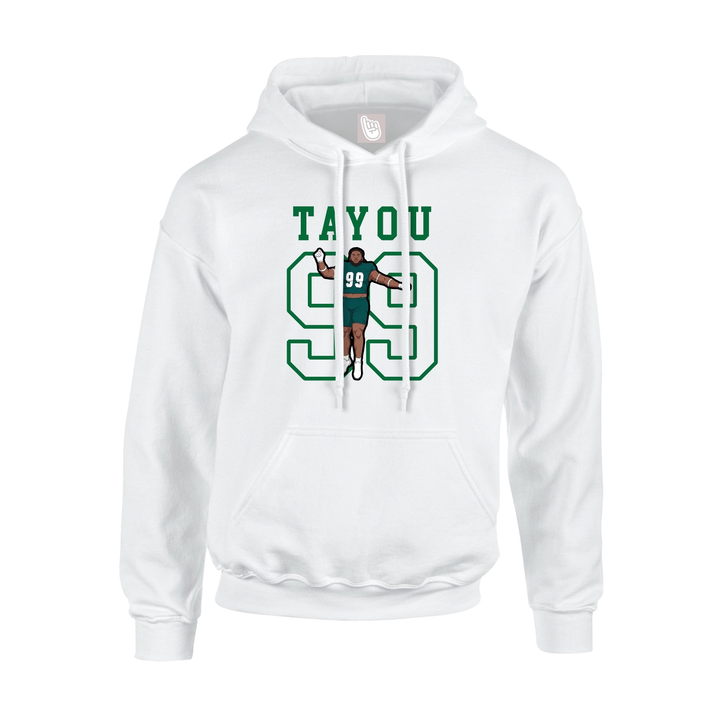 Hoodie — Shirsey in White