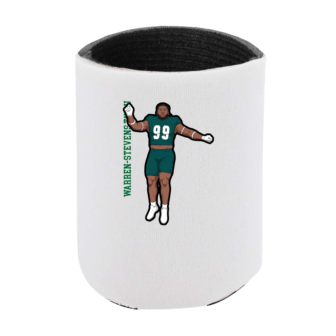 Can Holder — Name Vertical in White