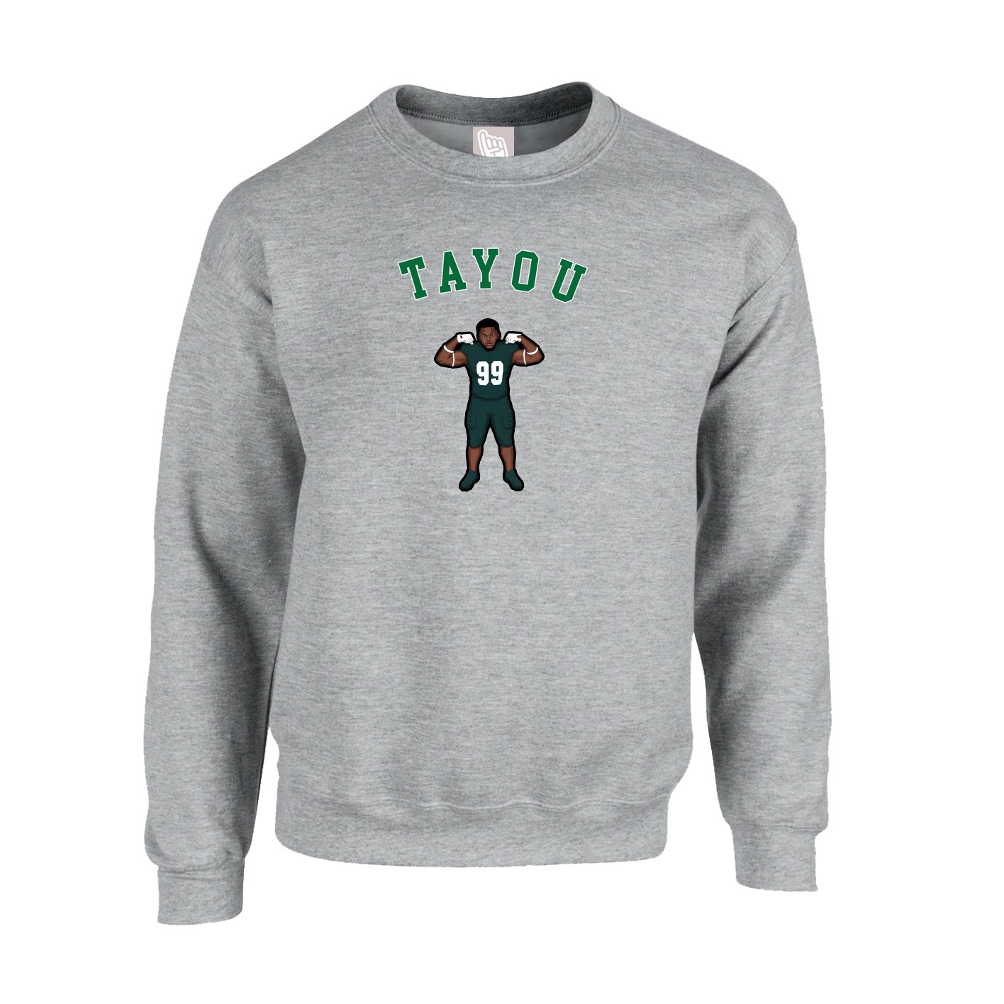 Fleece Crew — Shirsey Arch in Grey