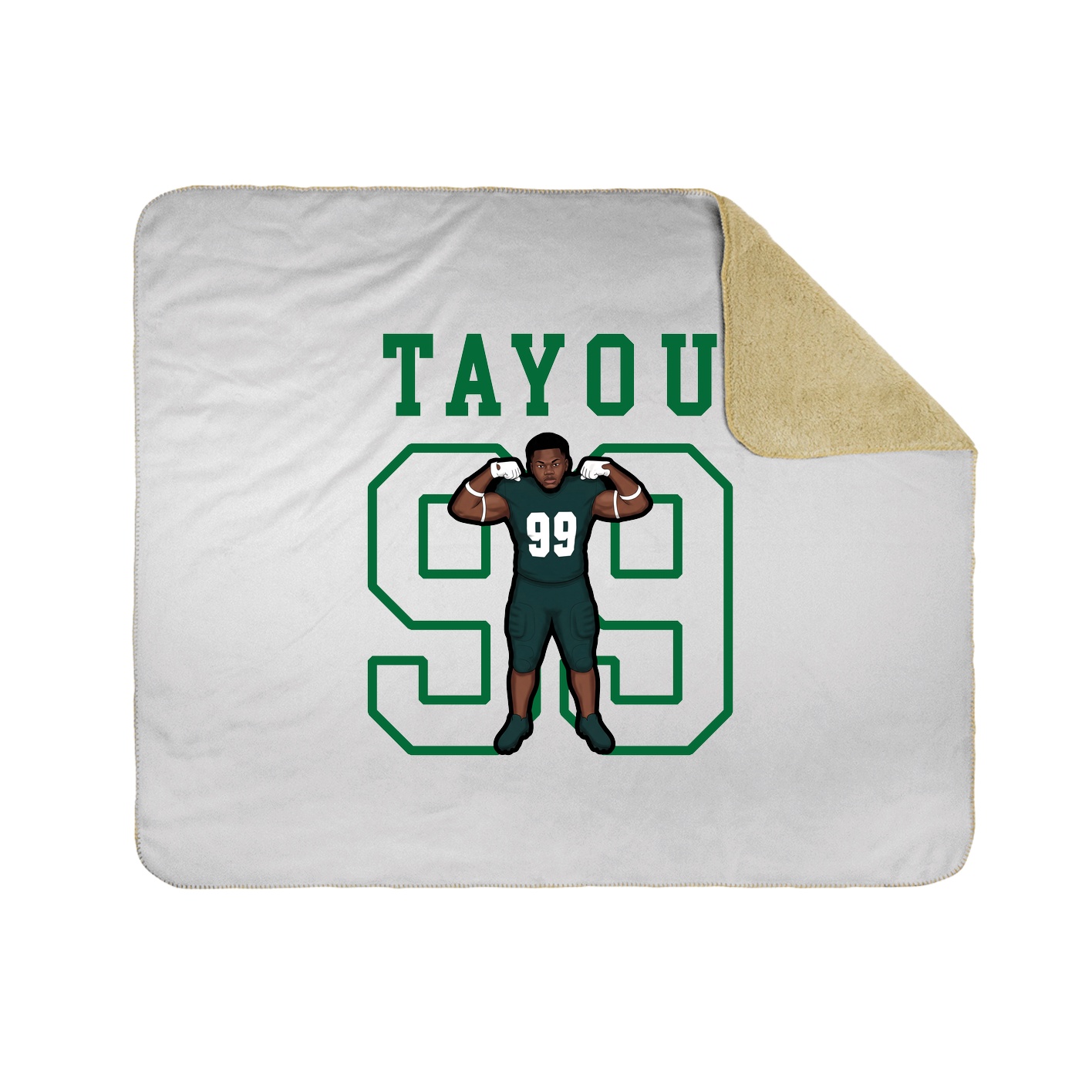 Throw Blanket — Shirsey in White