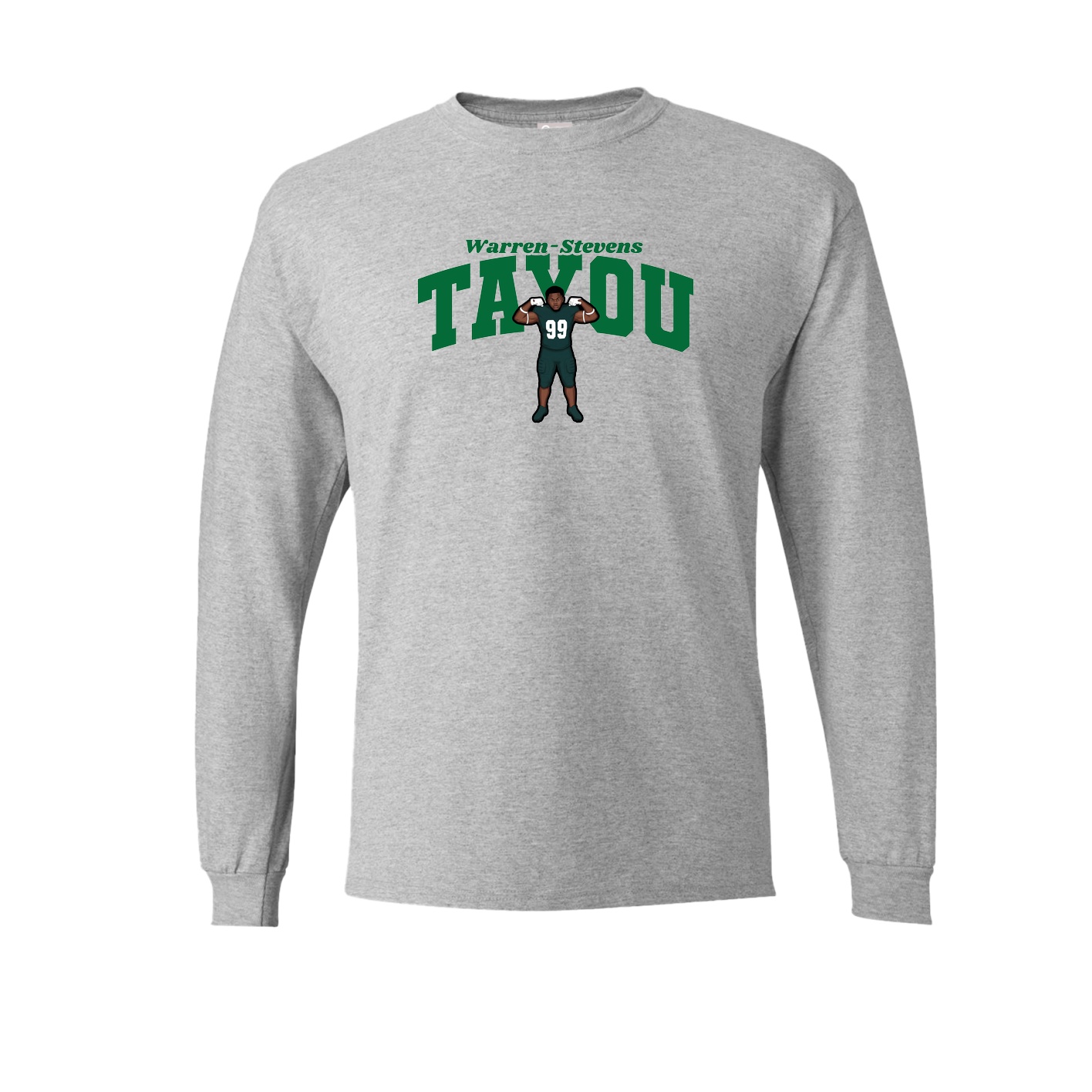 Long Sleeve Tee — Signature Arch in Grey