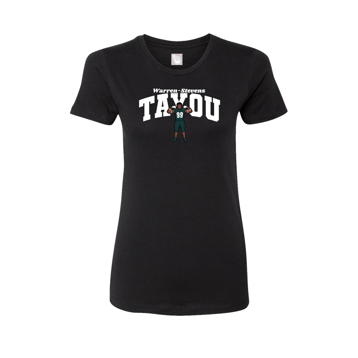 Womens Tee — Signature Arch in Black
