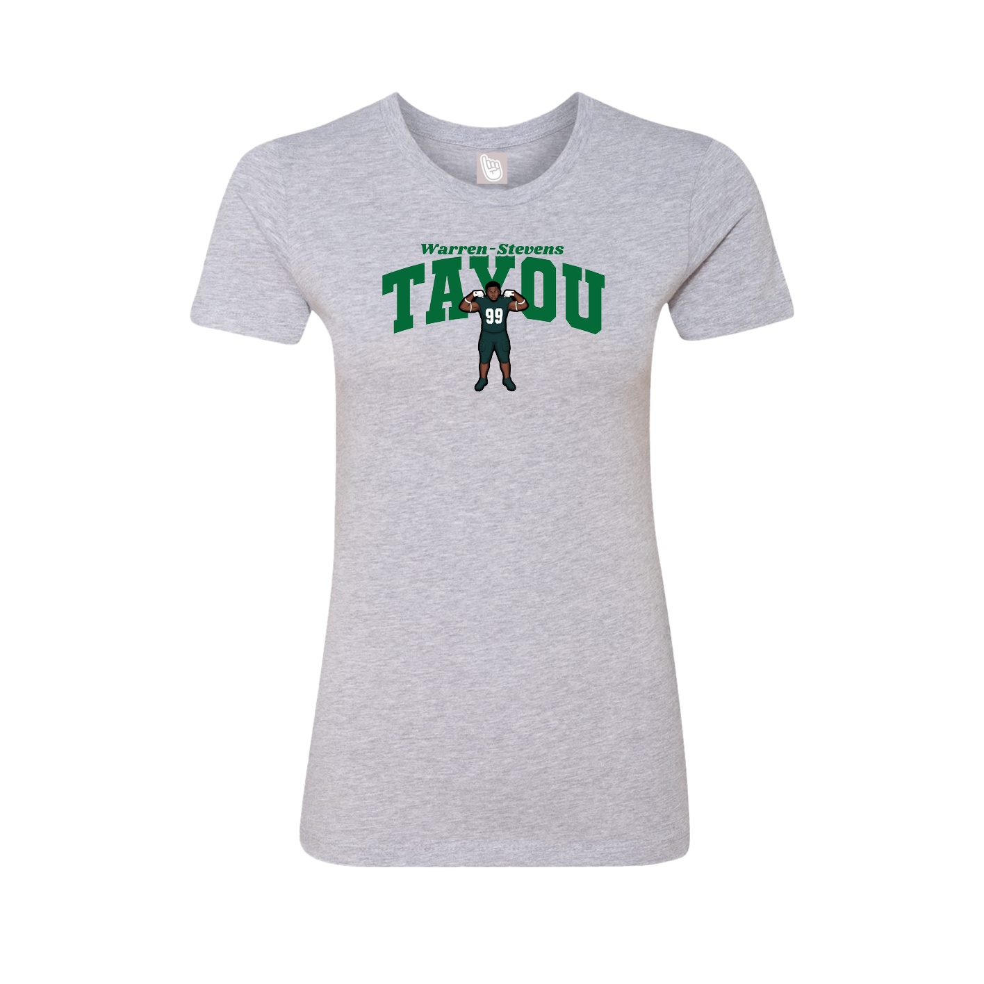 Womens Tee — Signature Arch in Grey