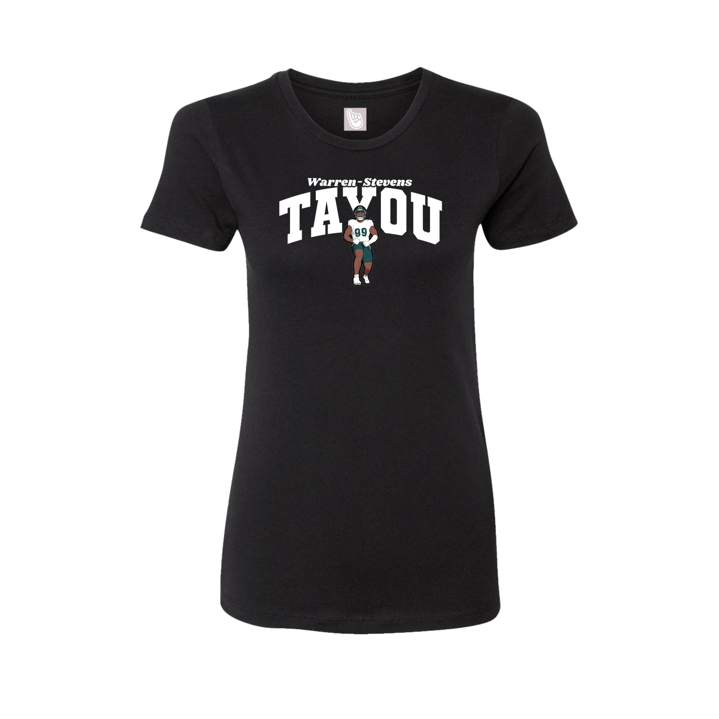 Womens Tee — Signature Arch in Black