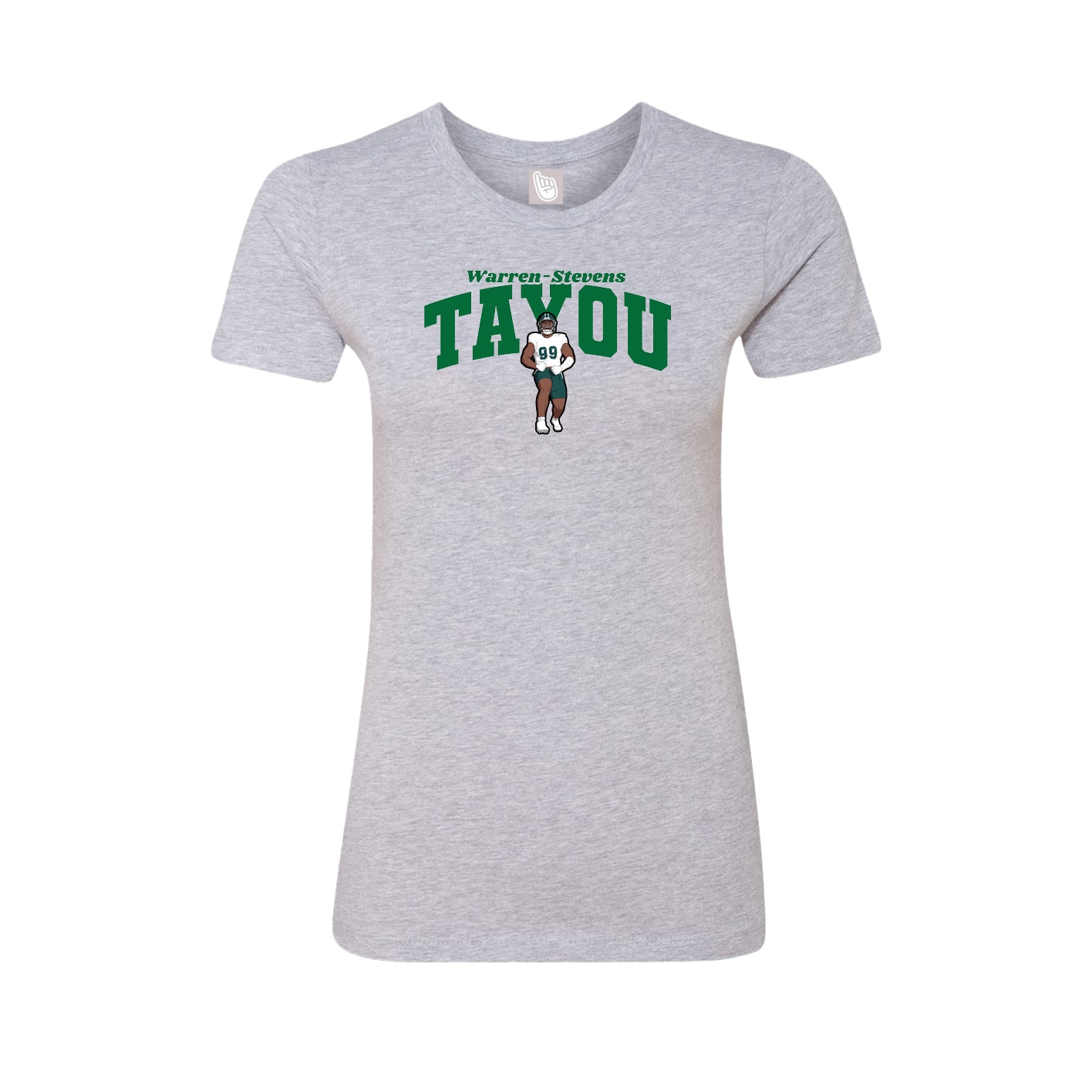 Womens Tee — Signature Arch in Grey