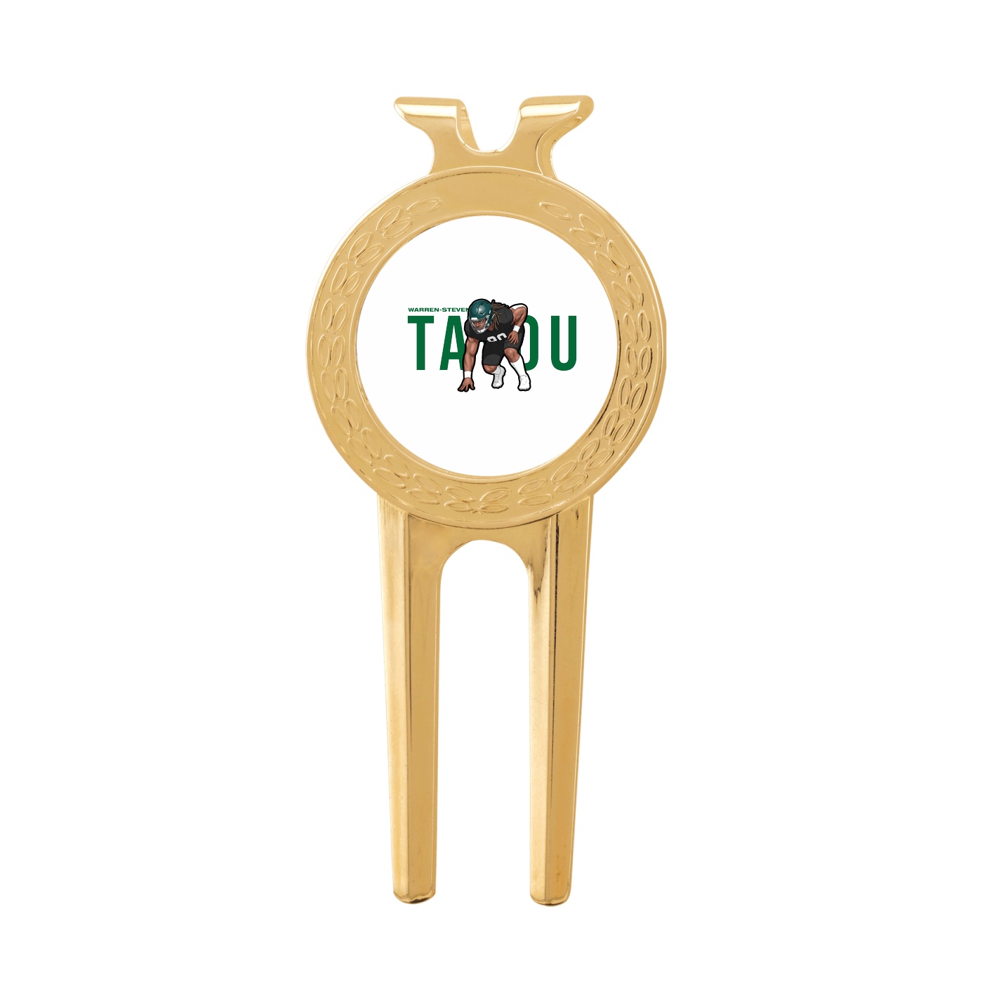 Divot Tool with Ball Marker — Player Name in Classic