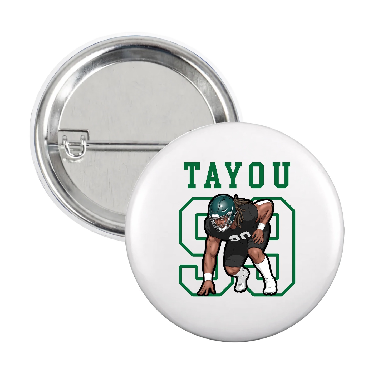 Game Day Button — Shirsey in White