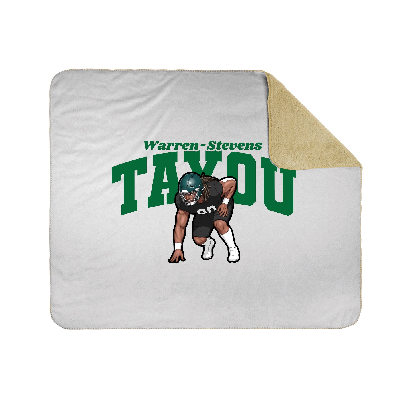 Throw Blanket — Signature Arch in White