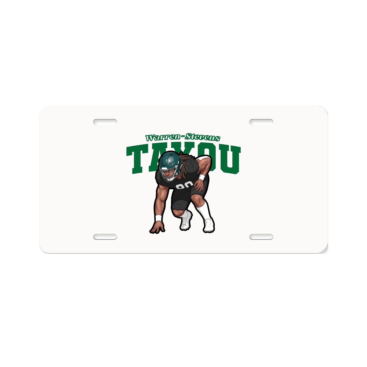 License Plate — Name Arch in Classic