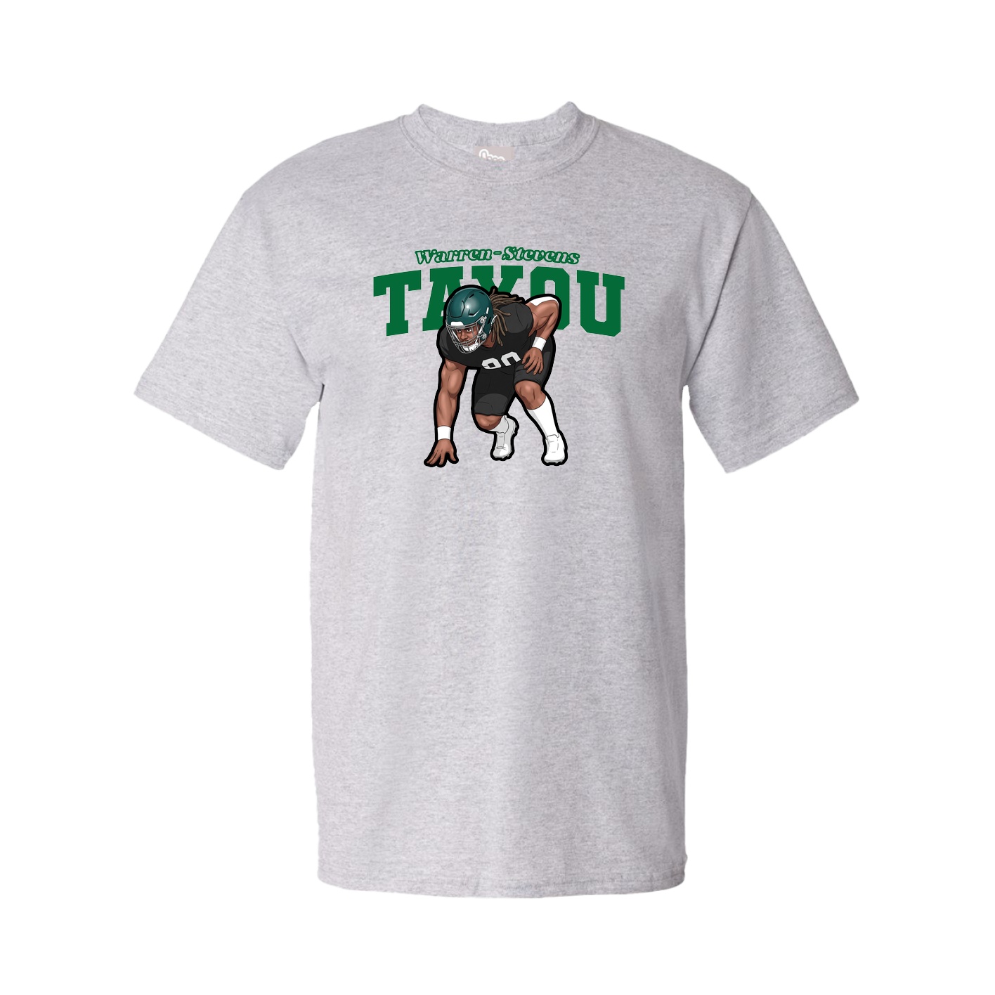 Tee — Name Arch in Grey