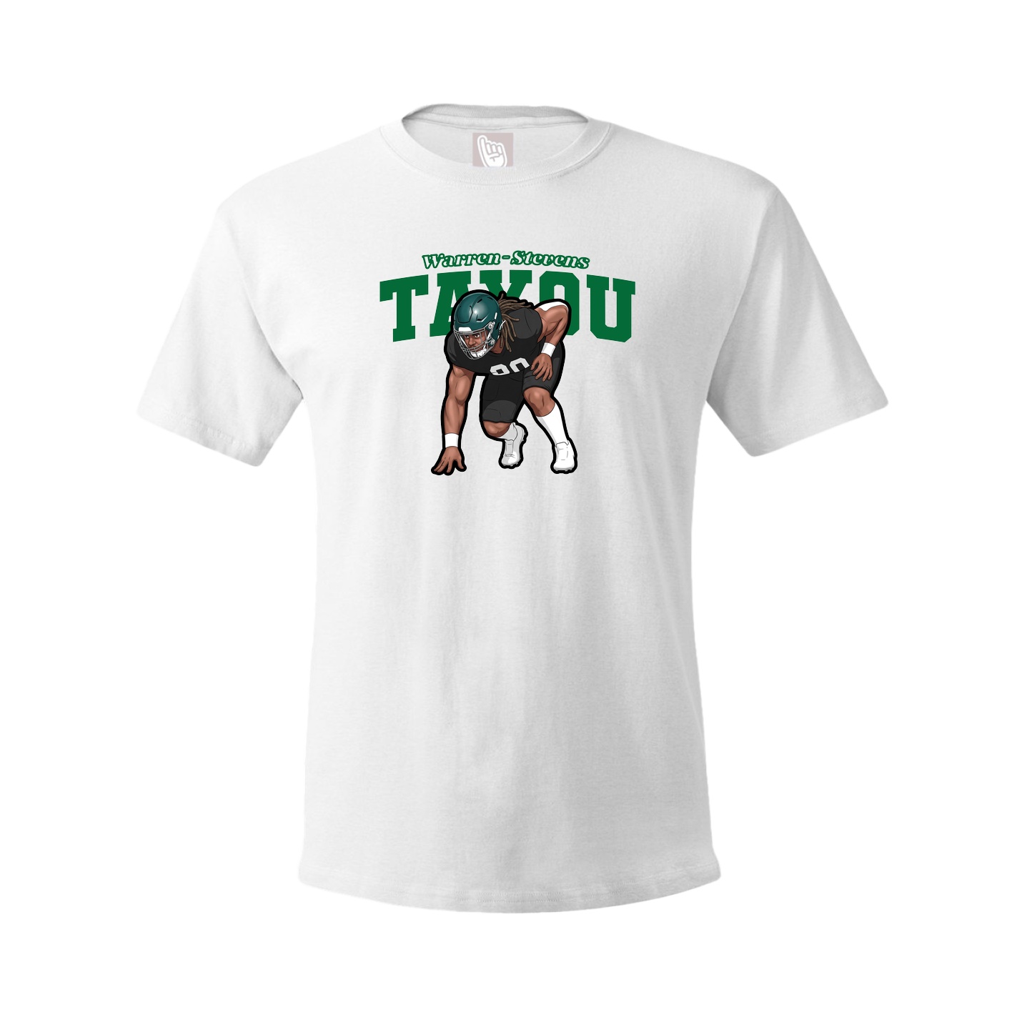 Tee — Name Arch in White