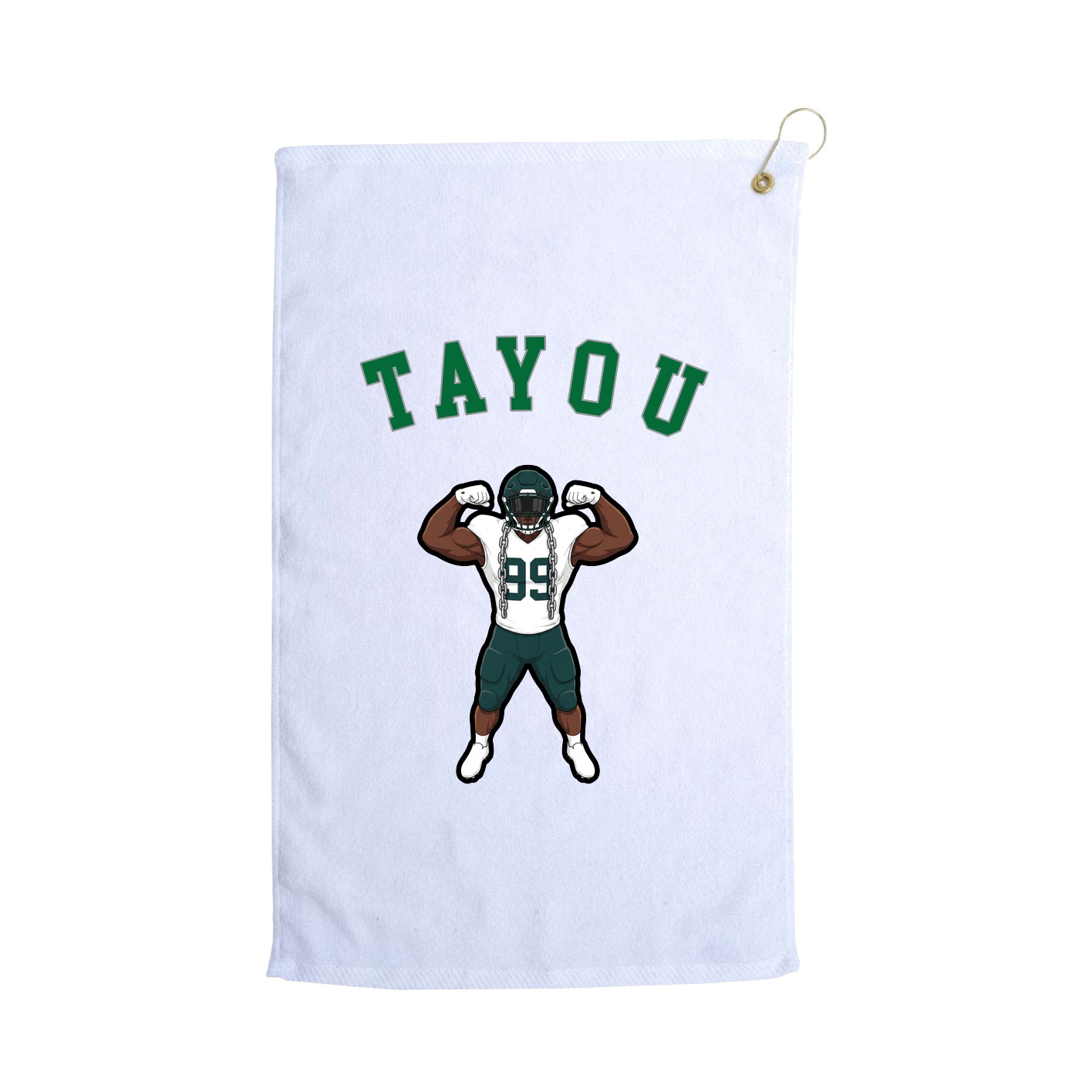 Golf Towel — Shirsey Arch in White