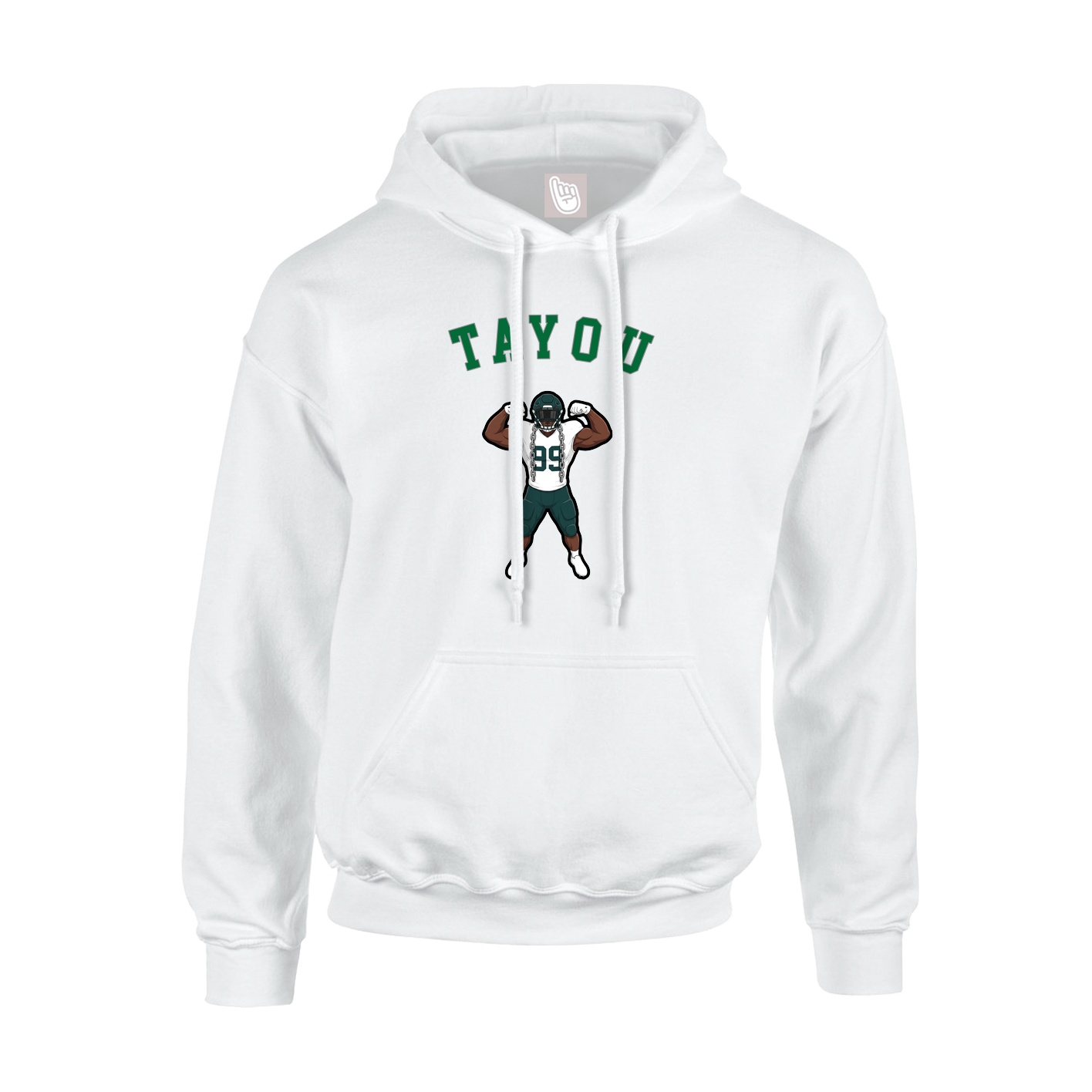 Hoodie — Shirsey Arch in White