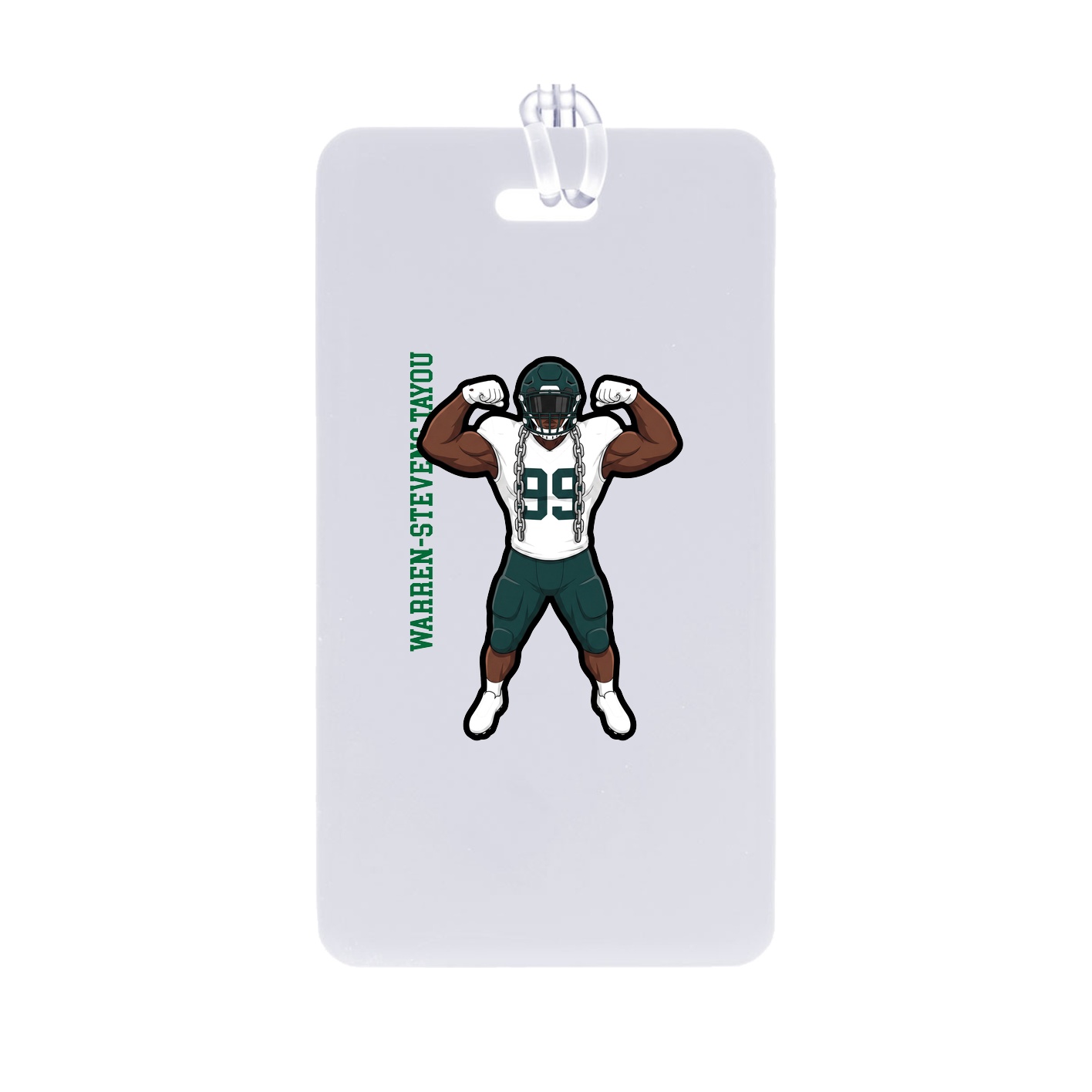 Bag Tag — Name Vertical in Classic