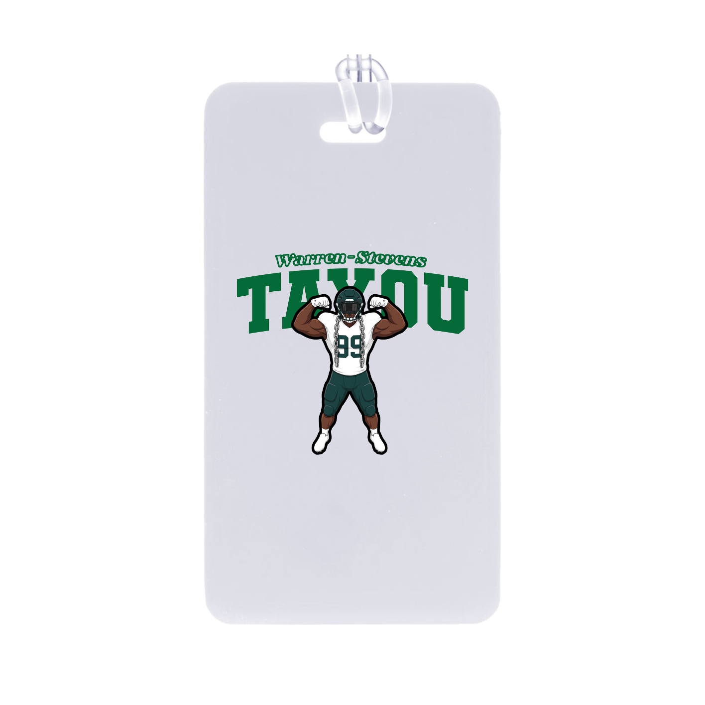 Bag Tag — Name Arch in Classic