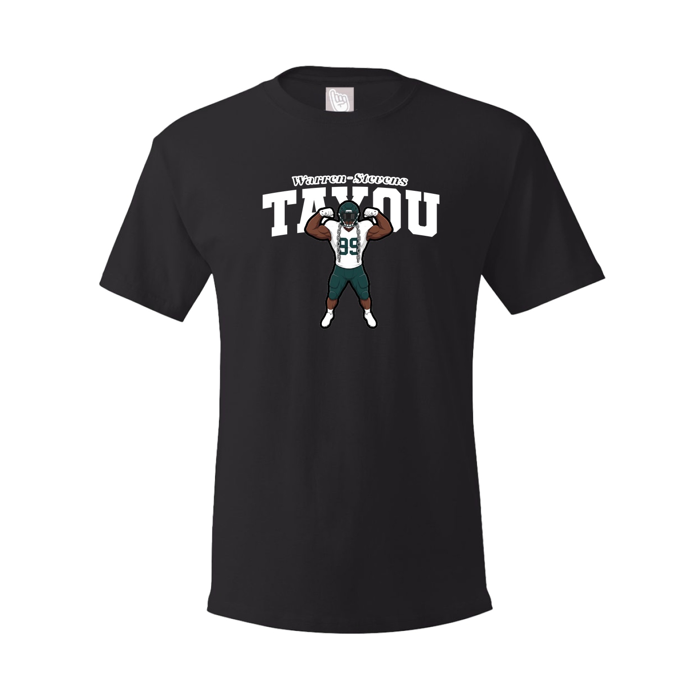 Youth Tee — Name Arch in Black