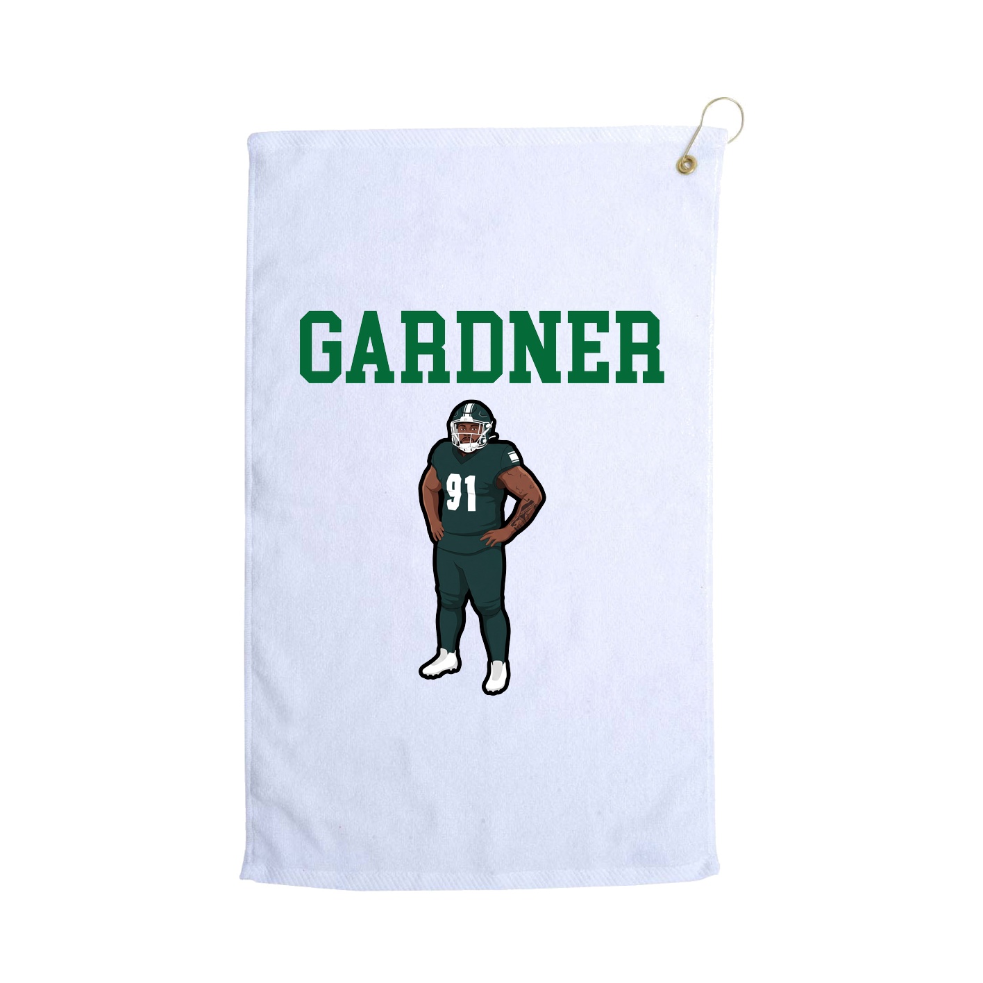 Golf Towel — Shirsey in White