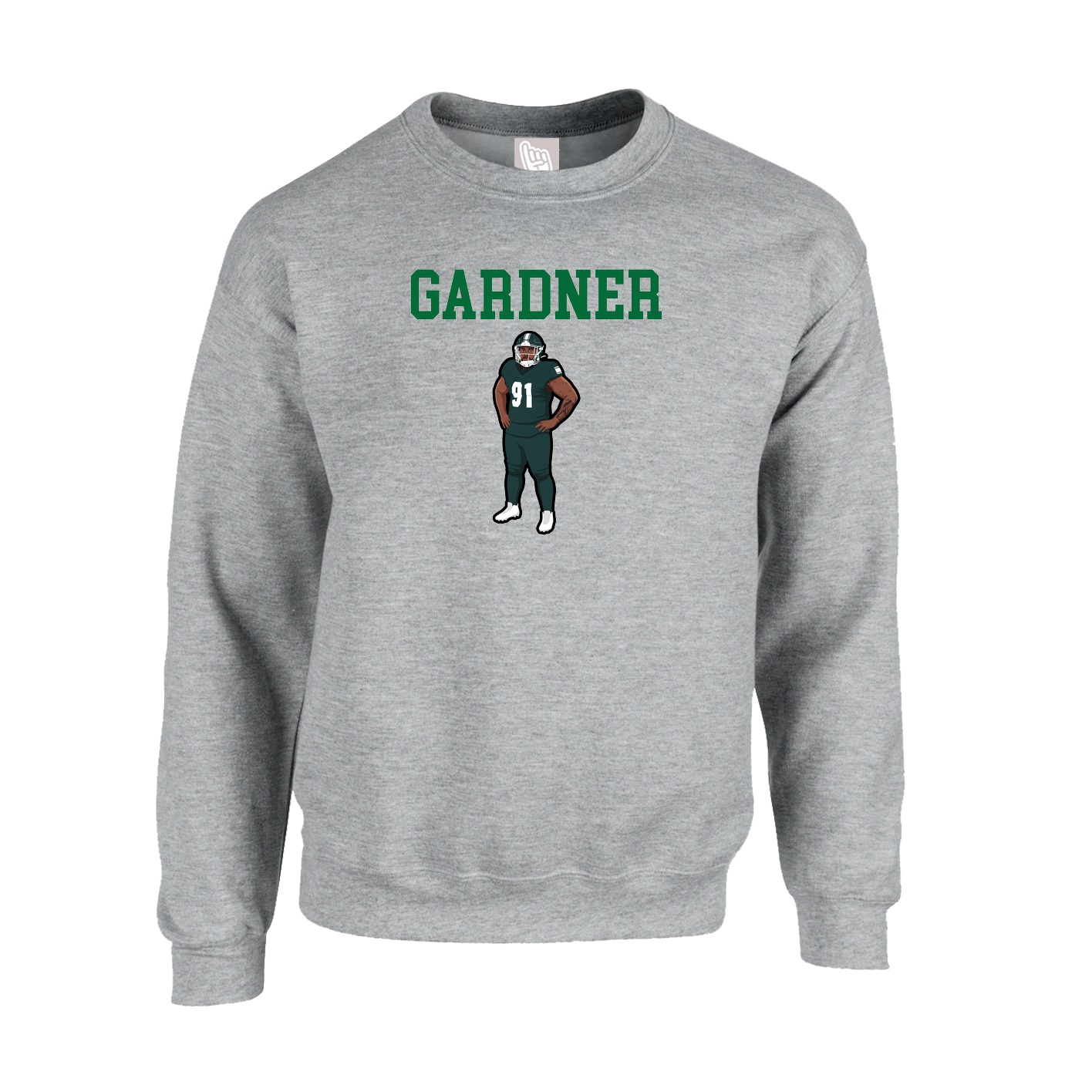 Fleece Crew — Shirsey in Grey