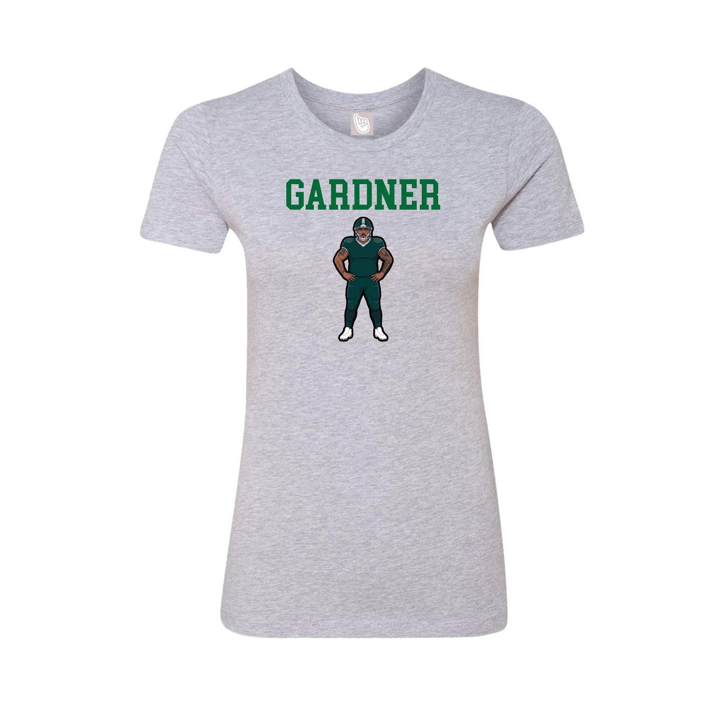 Fitted Women's Tee — Shirsey in Grey