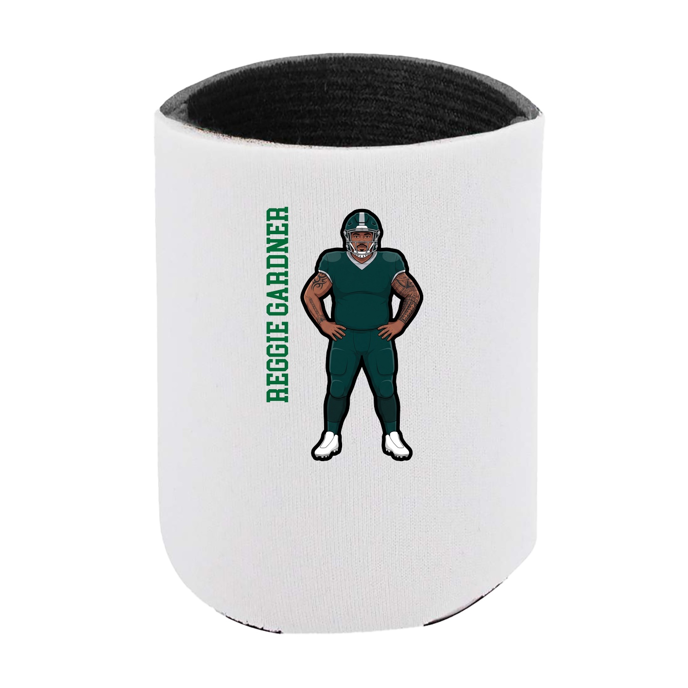 Can Holder — Name Vertical in White
