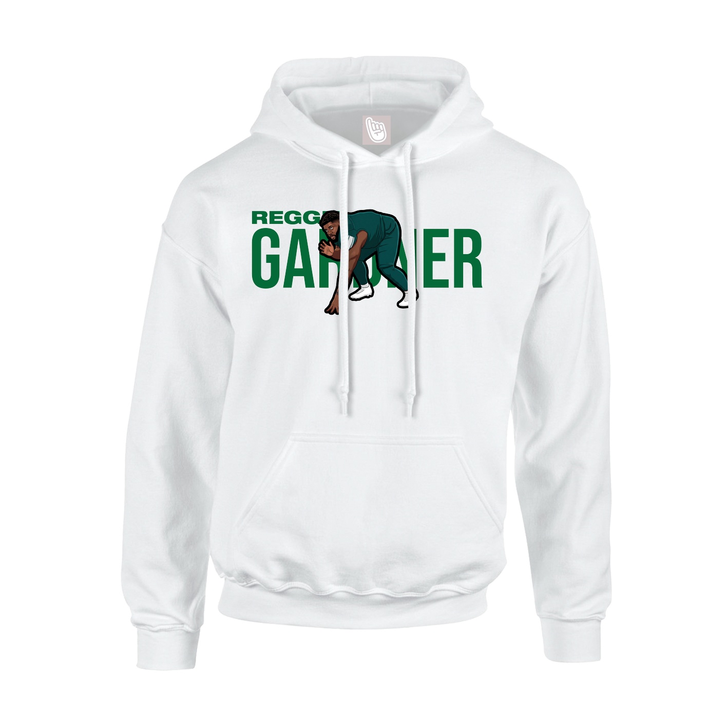 Hoodie — Player Name in White