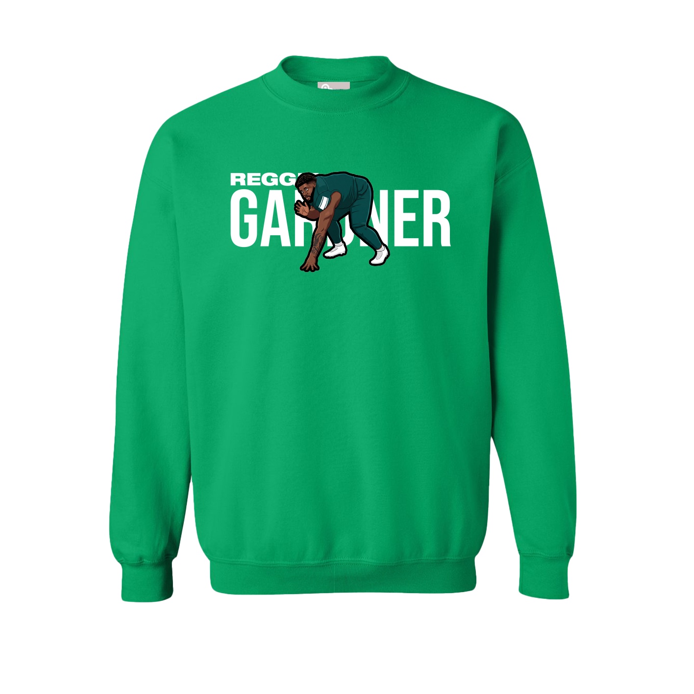 Fleece Crew — Player Name in Green