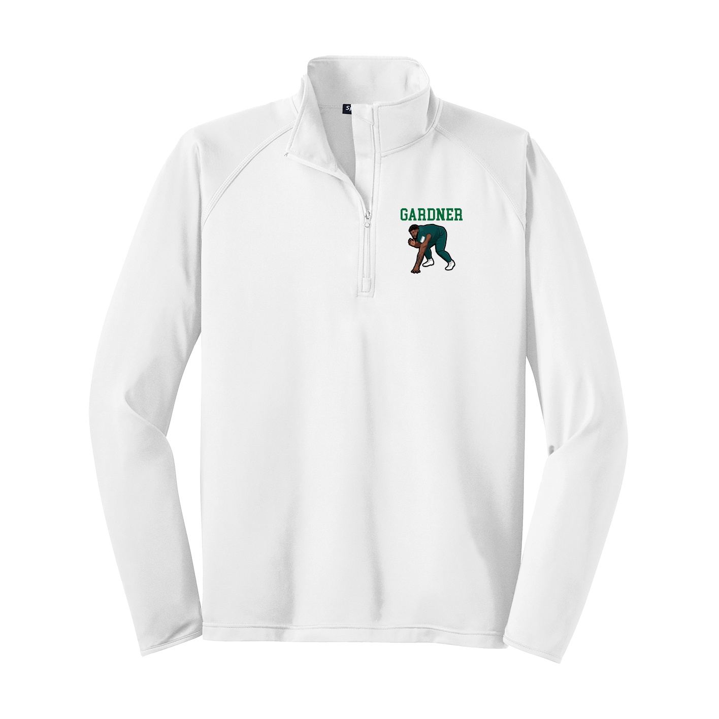 Q-Zip Pullover — Shirsey in White