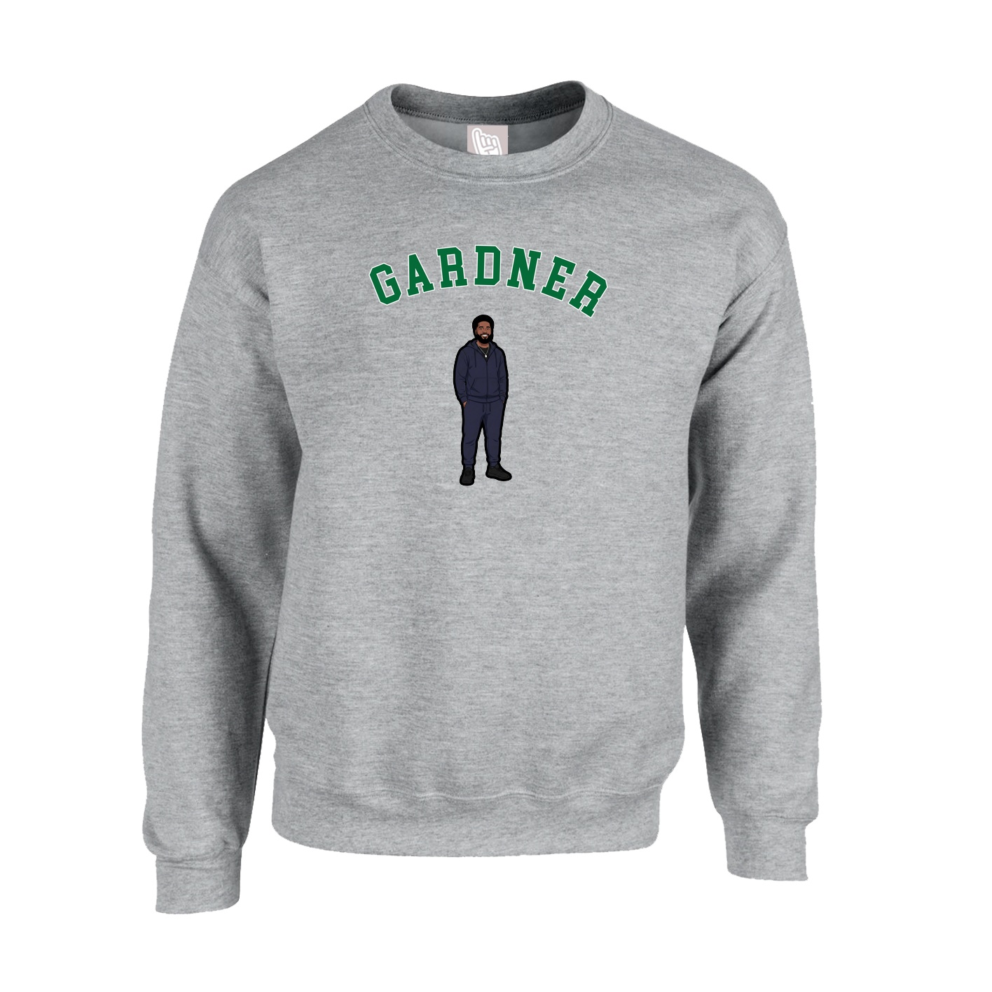 Fleece Crew — Shirsey Arch in Grey