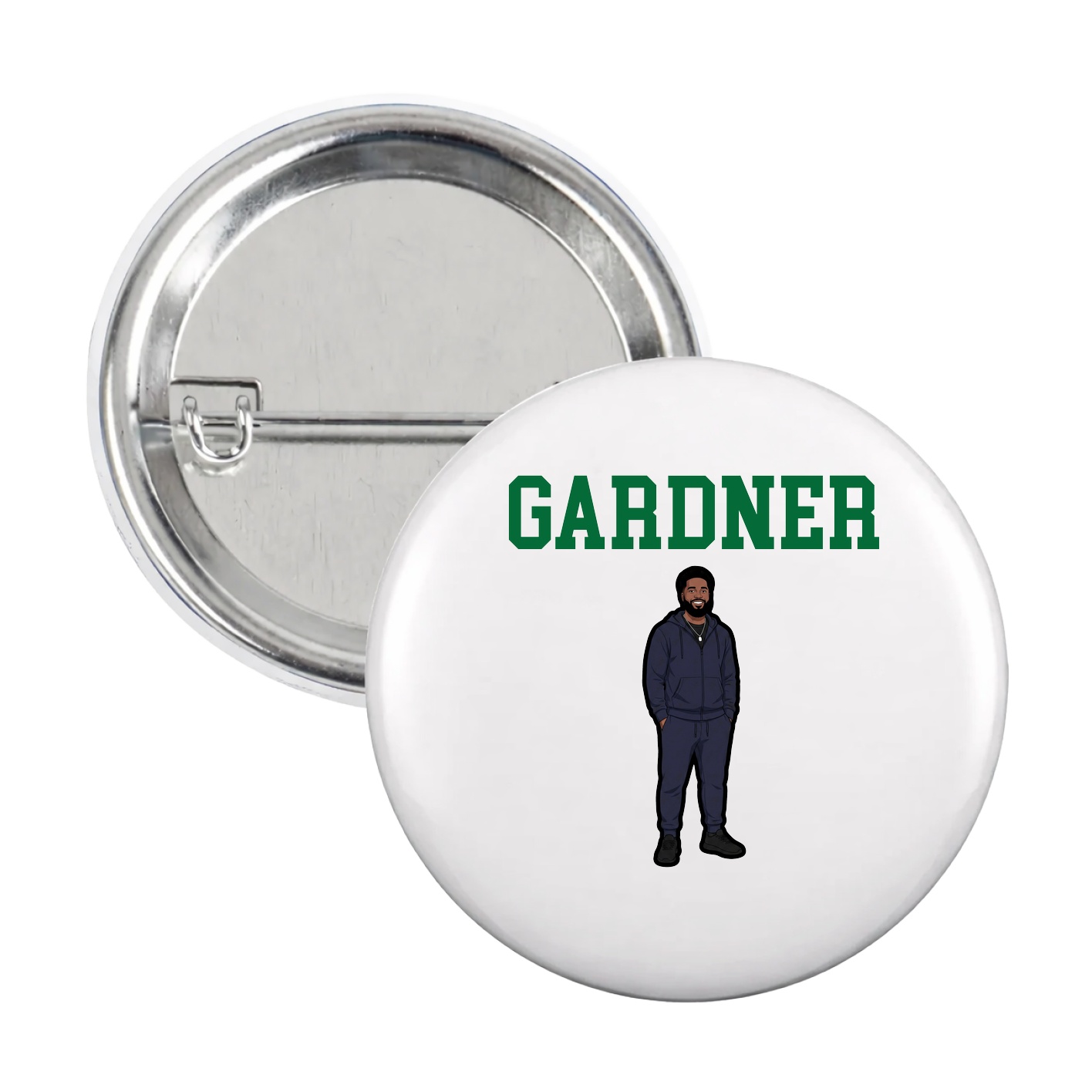 Game Day Button — Shirsey in White