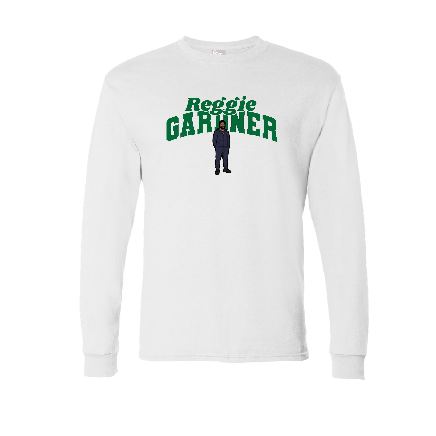 Long Sleeve Tee — Signature Arch in White