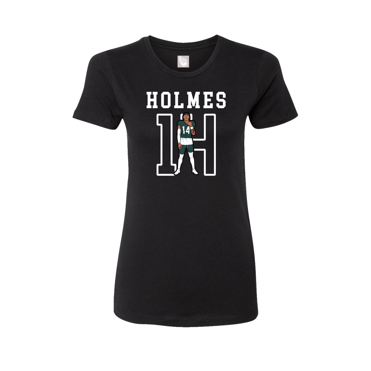 Fitted Women's Tee — Shirsey in Black