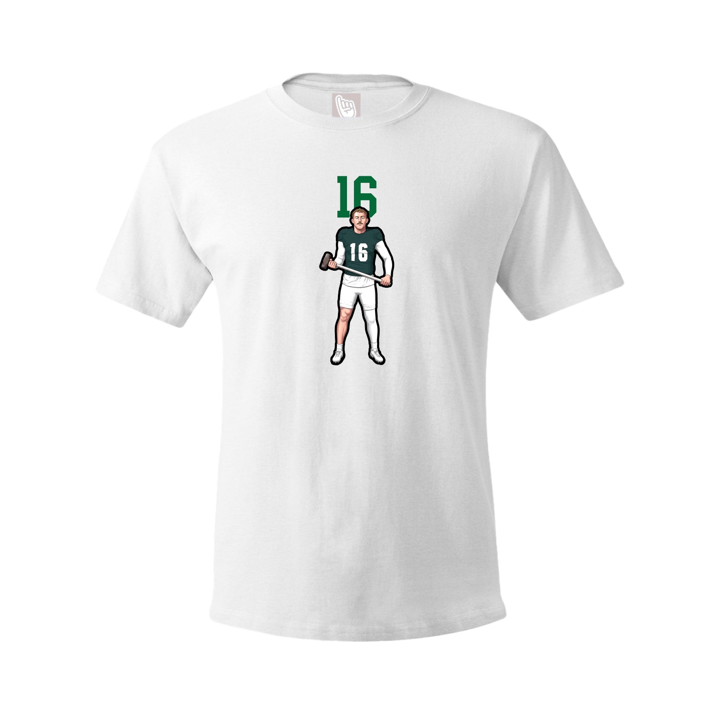 Tee — Number Top in White