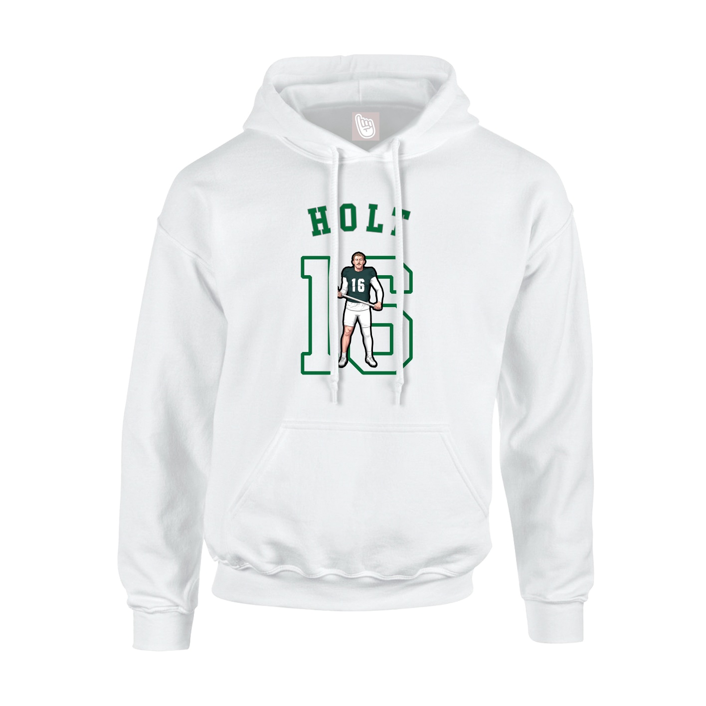 Hoodie — Shirsey Arch in White
