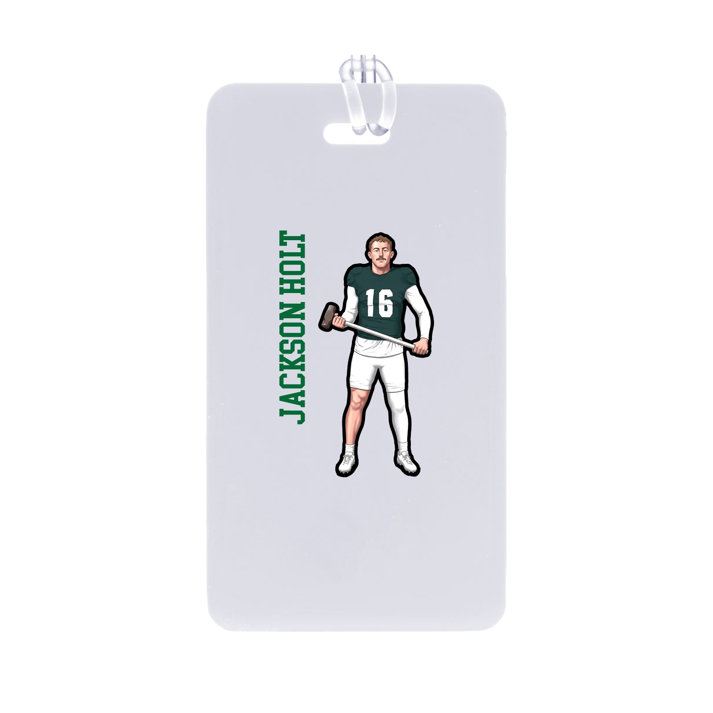 Bag Tag — Name Vertical in Classic