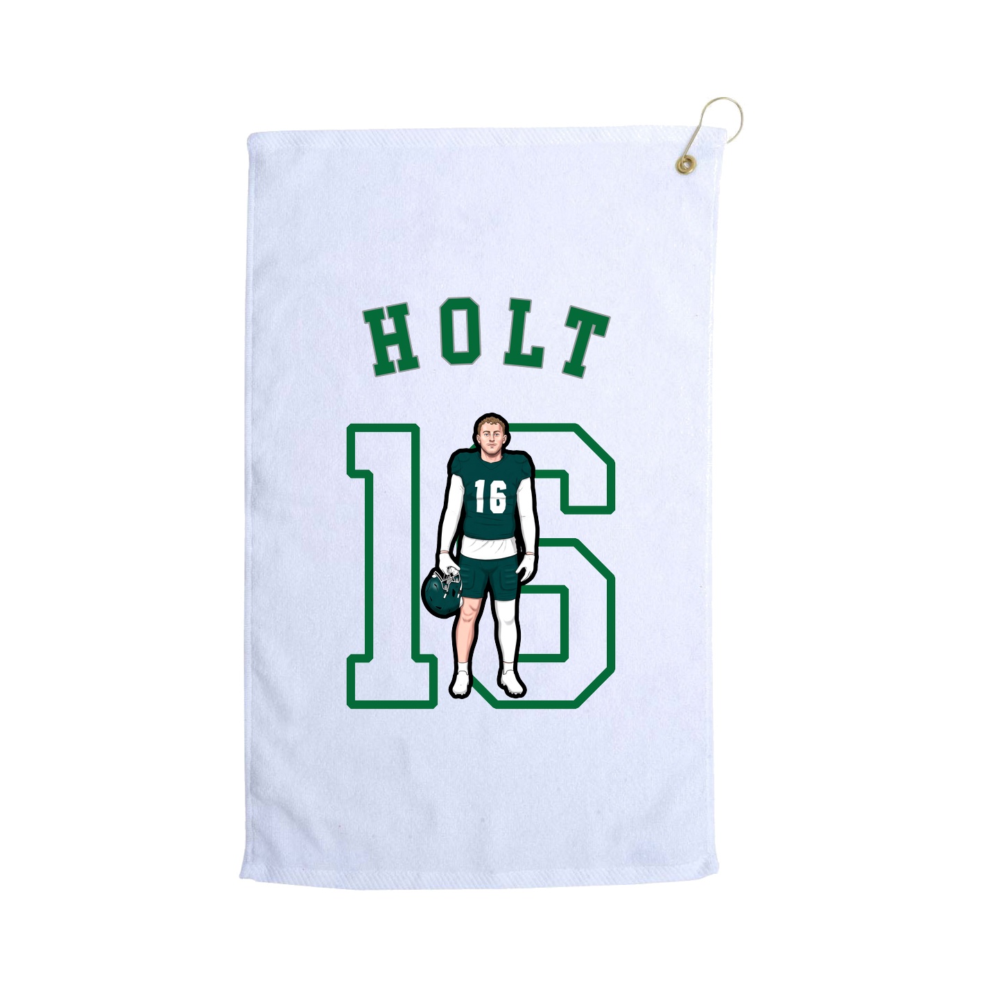 Golf Towel — Shirsey Arch in White