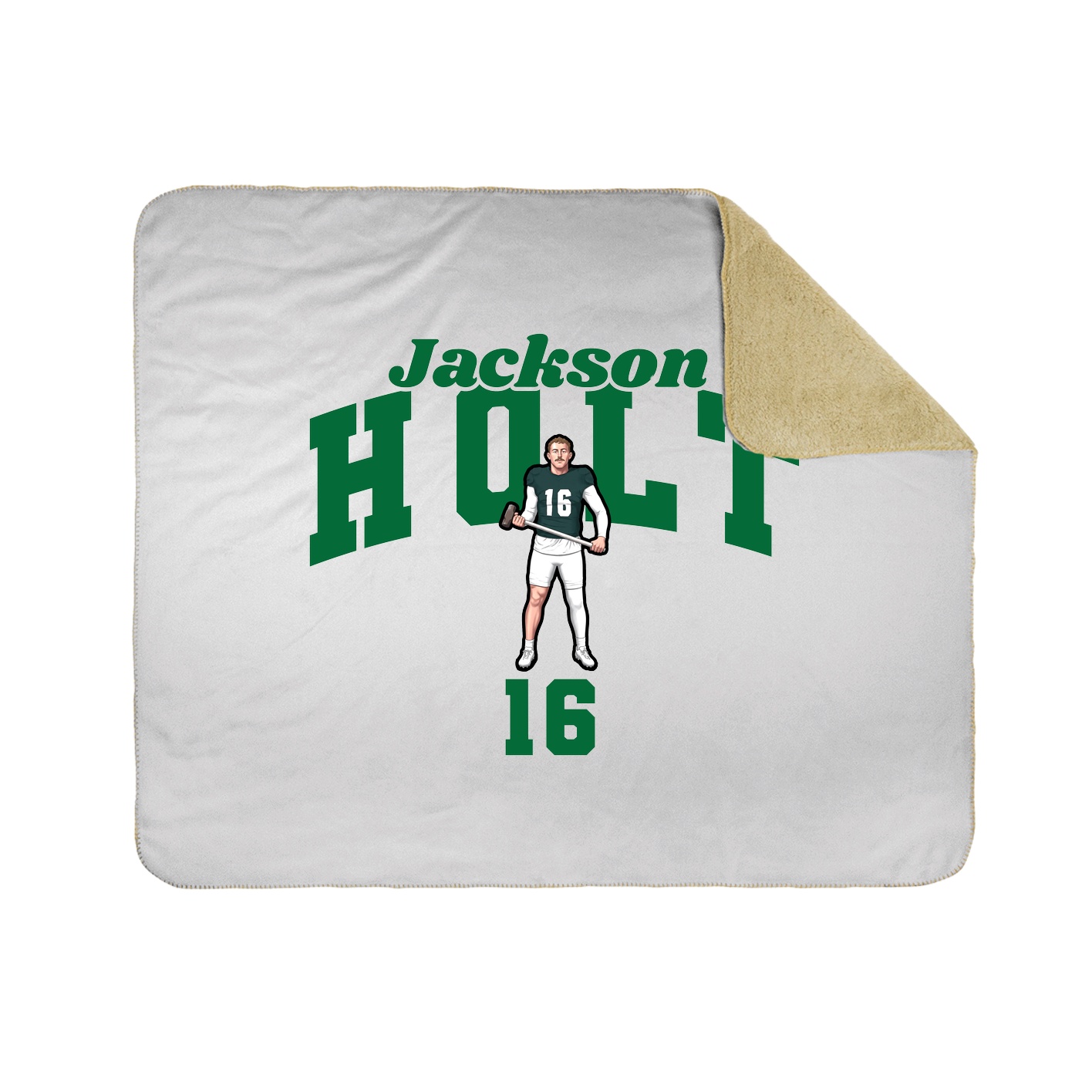 Throw Blanket — Signature Arch in White