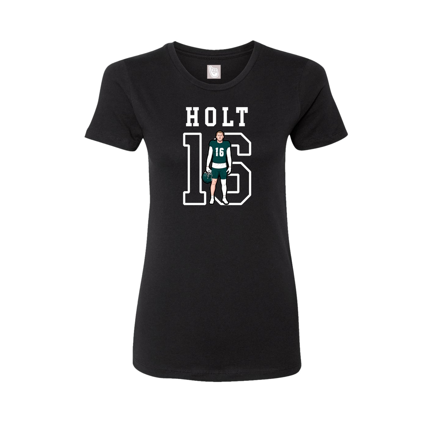 Fitted Women's Tee — Shirsey in Black