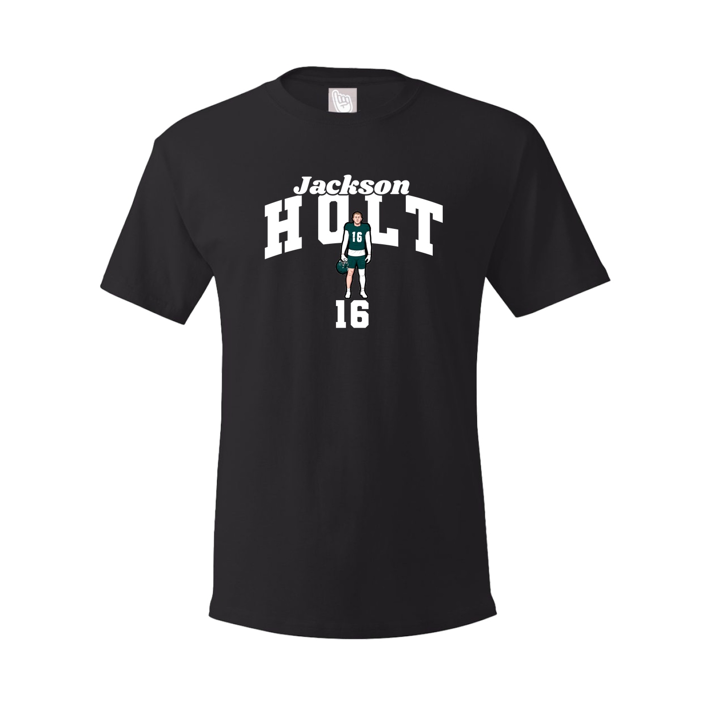 Youth Tee — Signature Arch in Black