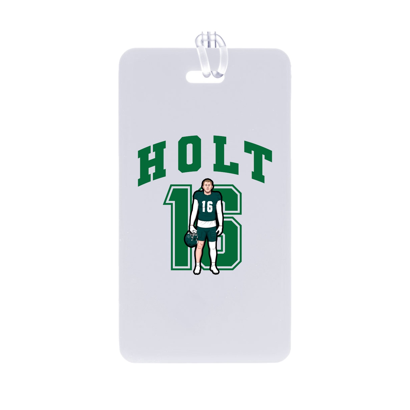 Bag Tag — Number in Classic