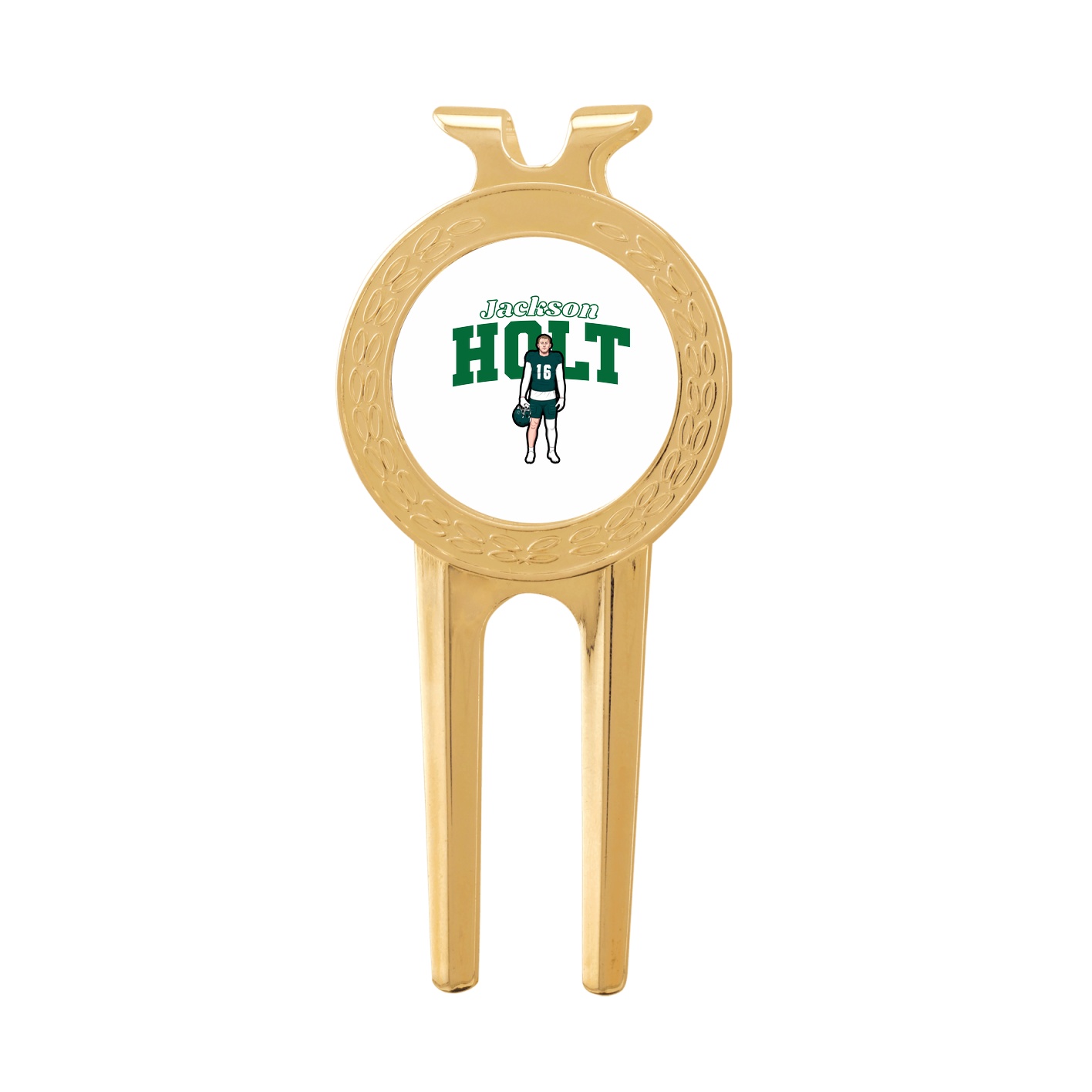Divot Tool with Ball Marker — Name Arch in Classic